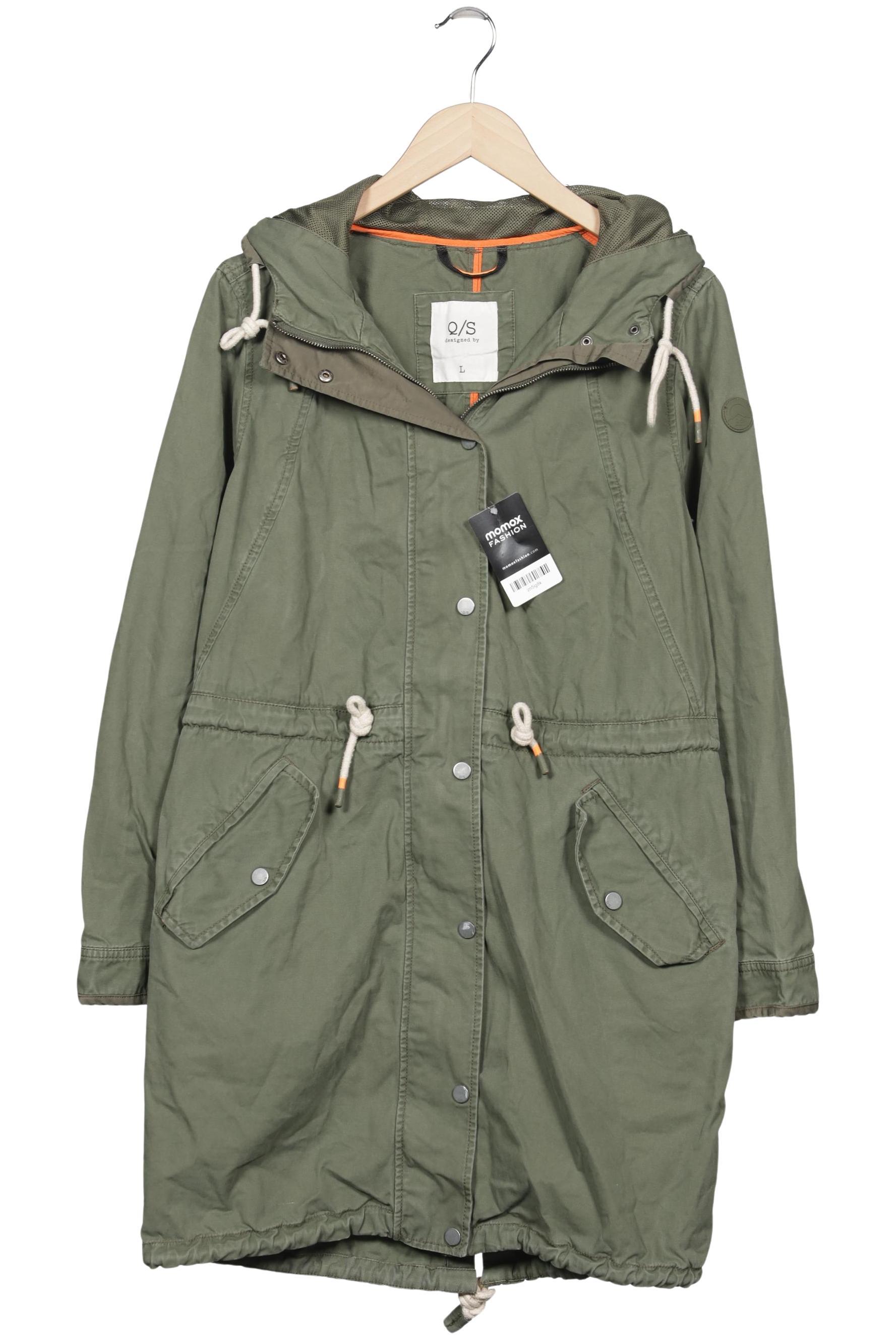 

QS by s.Oliver Damen Mantel, grün, Gr. 42