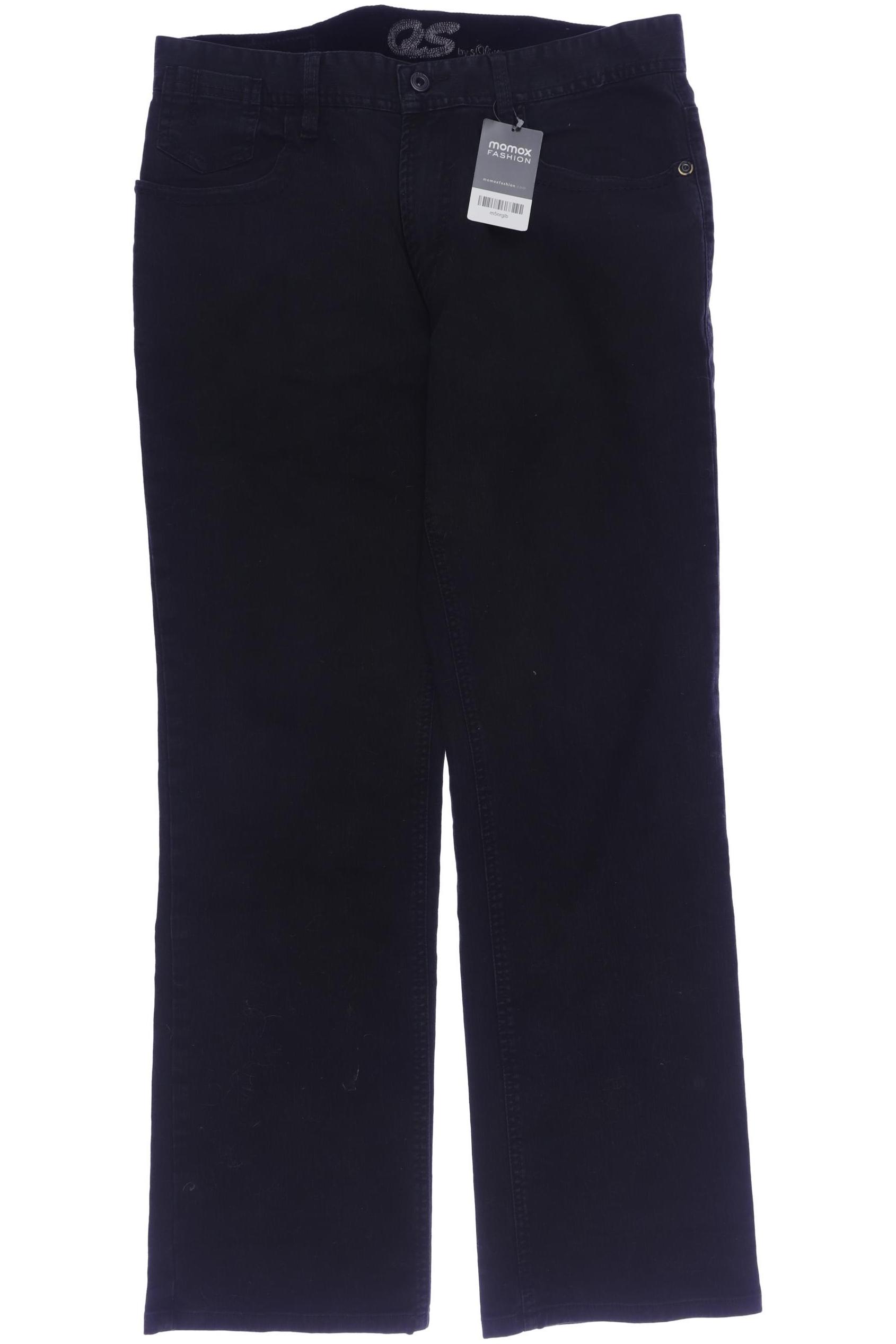 

QS by s.Oliver Damen Jeans, schwarz, Gr. 34