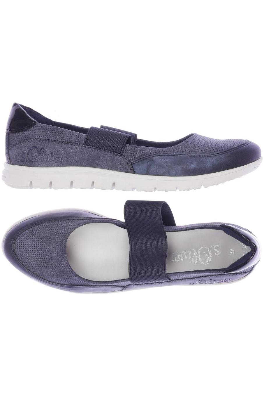 

QS by s.Oliver Damen Ballerinas, marineblau, Gr. 40
