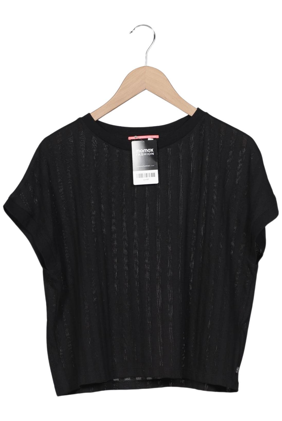 

QS by s.Oliver Damen T-Shirt, schwarz, Gr. 44
