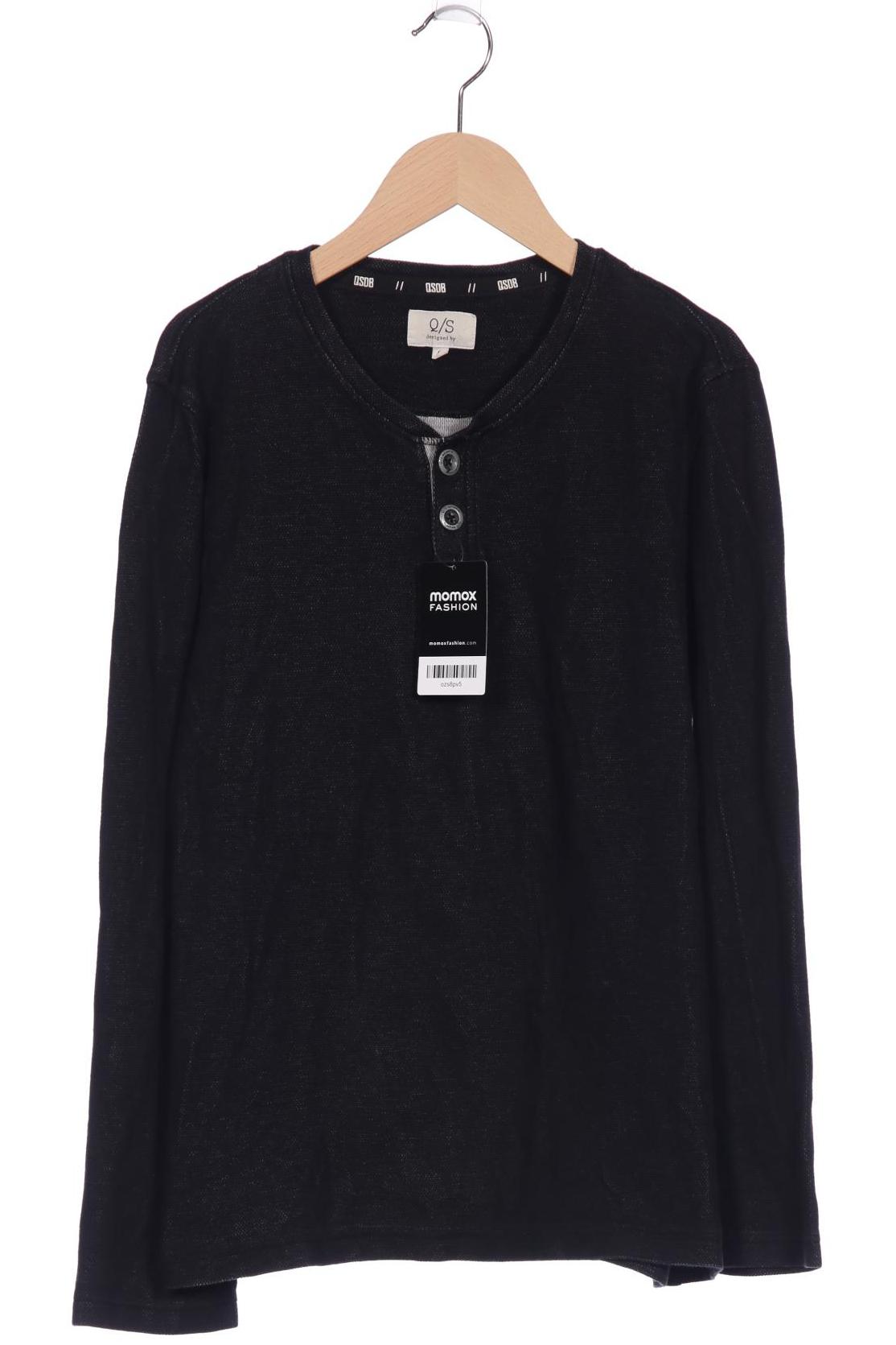 

QS by s.Oliver Herren Langarmshirt, schwarz