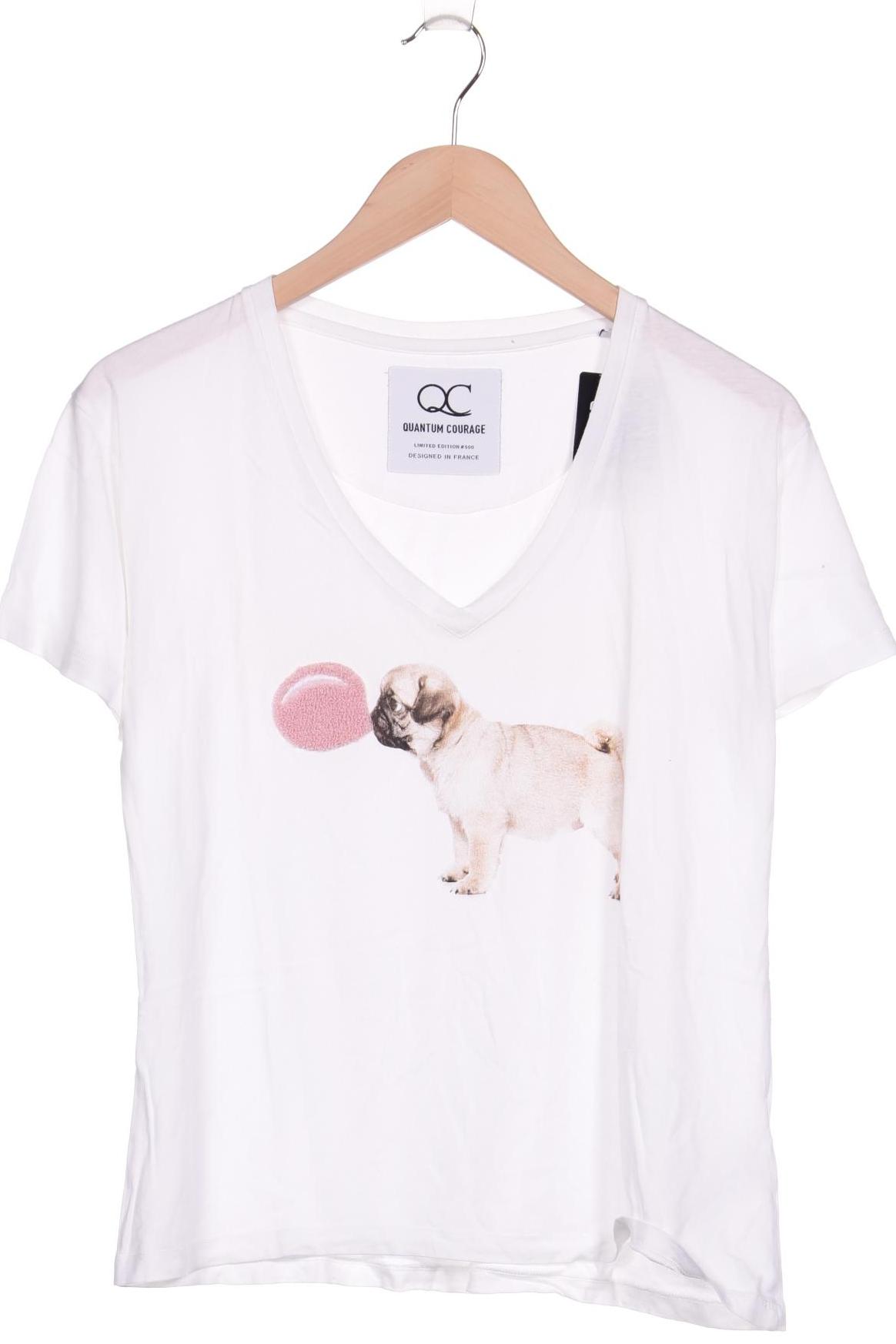 

QUANTUM COURAGE Damen T-Shirt, weiß