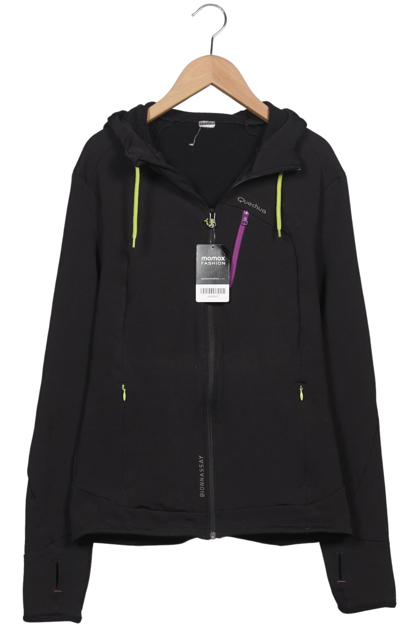 

quechua Damen Kapuzenpullover, schwarz, Gr. 38