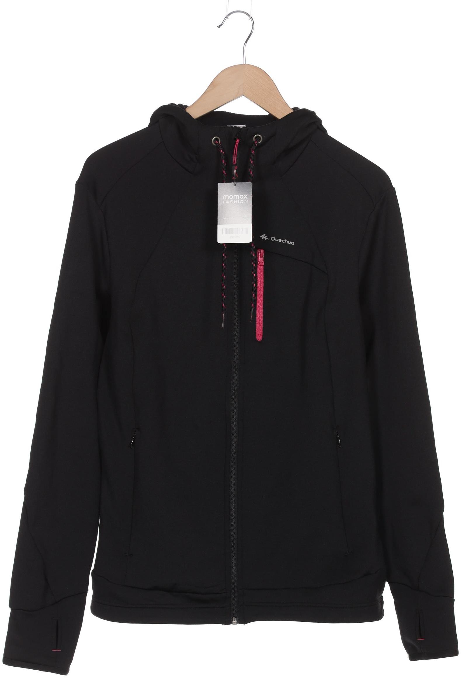 

quechua Damen Kapuzenpullover, schwarz, Gr. 44