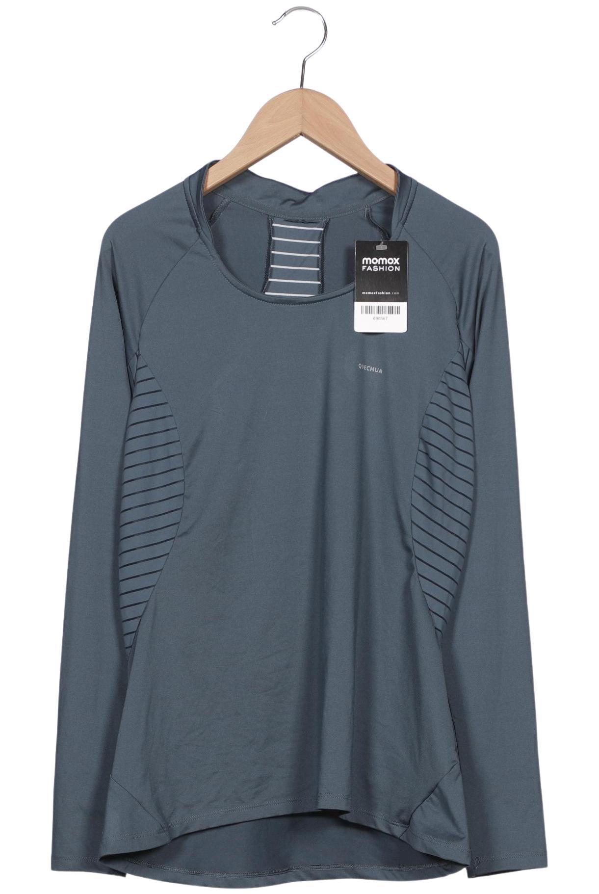 

quechua Damen Langarmshirt, blau, Gr. 36