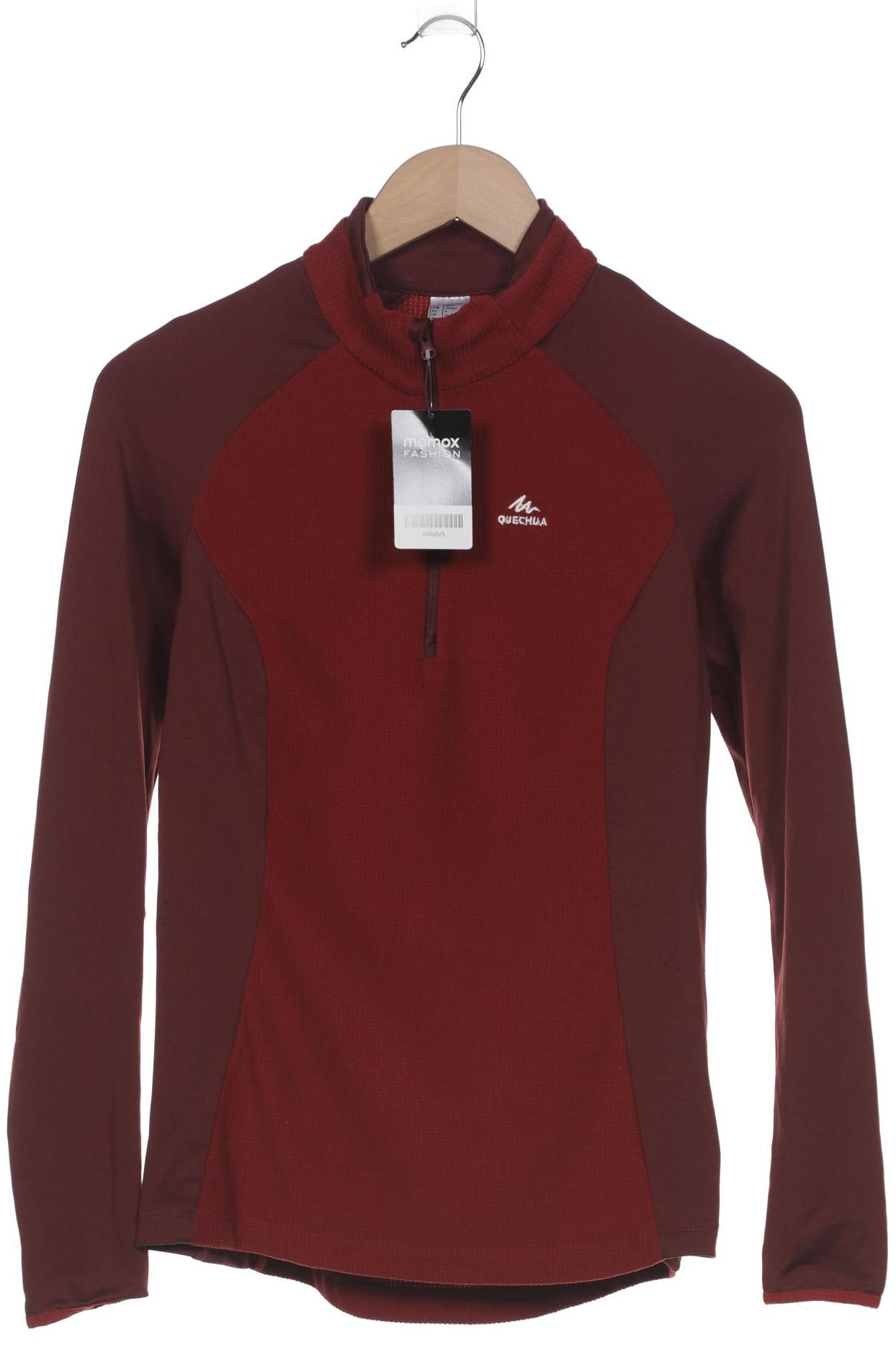 

quechua Damen Langarmshirt, bordeaux, Gr. 36