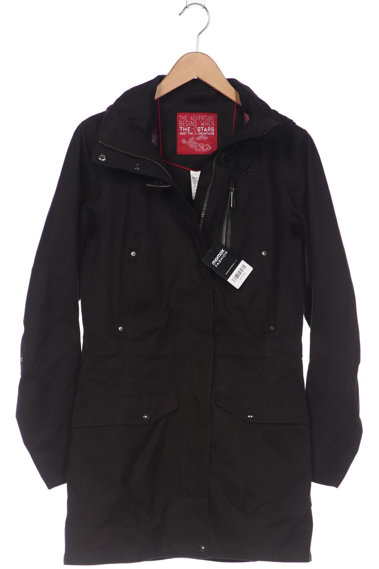 

quechua Damen Mantel, schwarz, Gr. 36