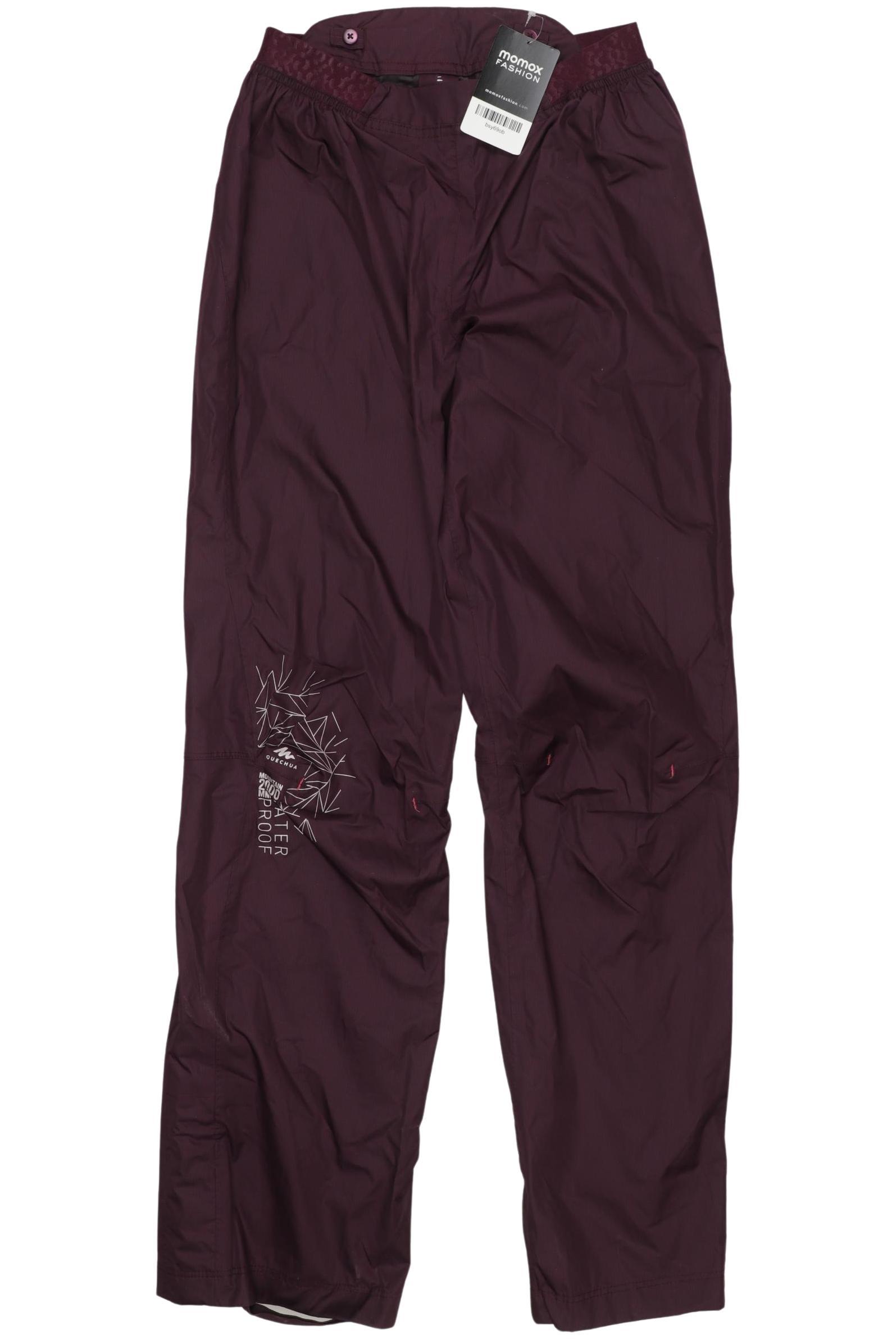

quechua Damen Stoffhose, bordeaux, Gr. 25