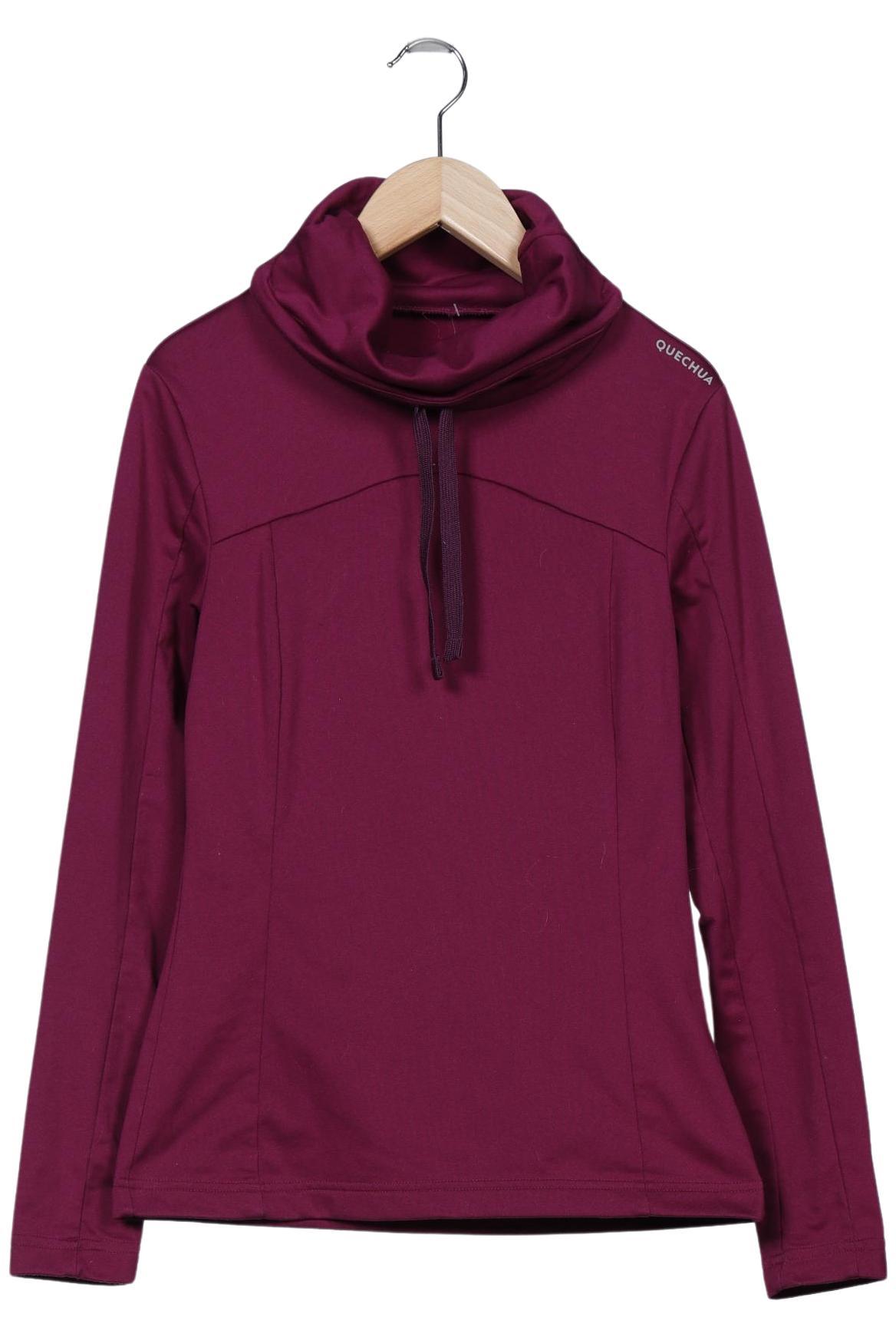 

quechua Damen Sweatshirt, bordeaux, Gr. 34