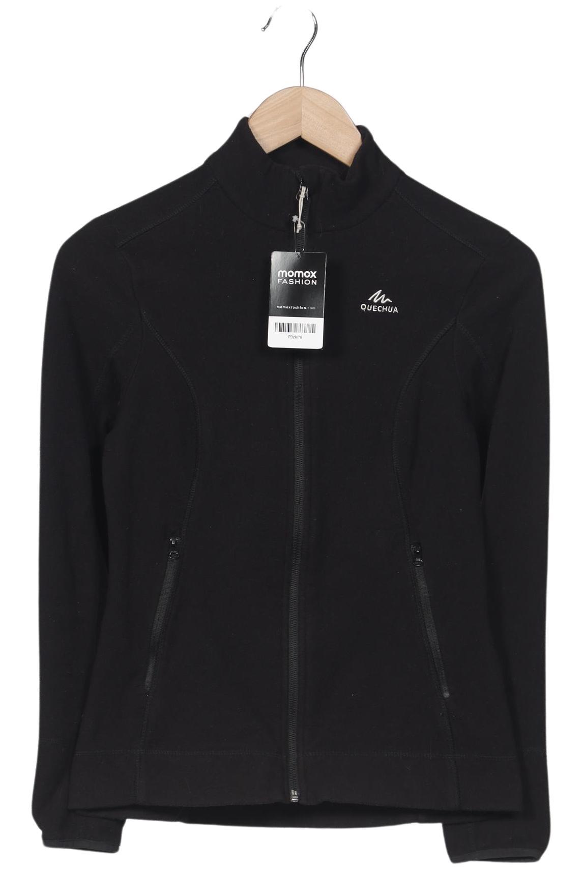 

quechua Damen Sweatshirt, schwarz, Gr. 34