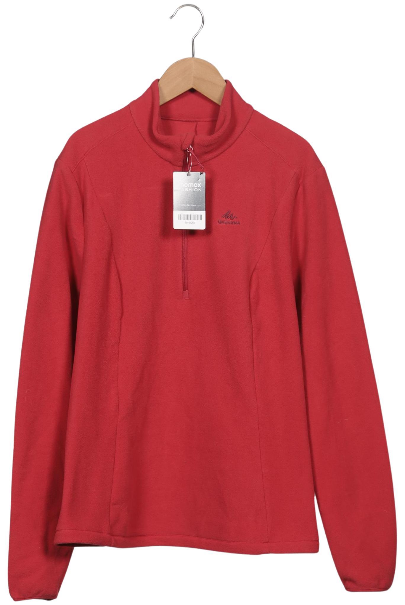 

quechua Damen Sweatshirt, rot, Gr. 44