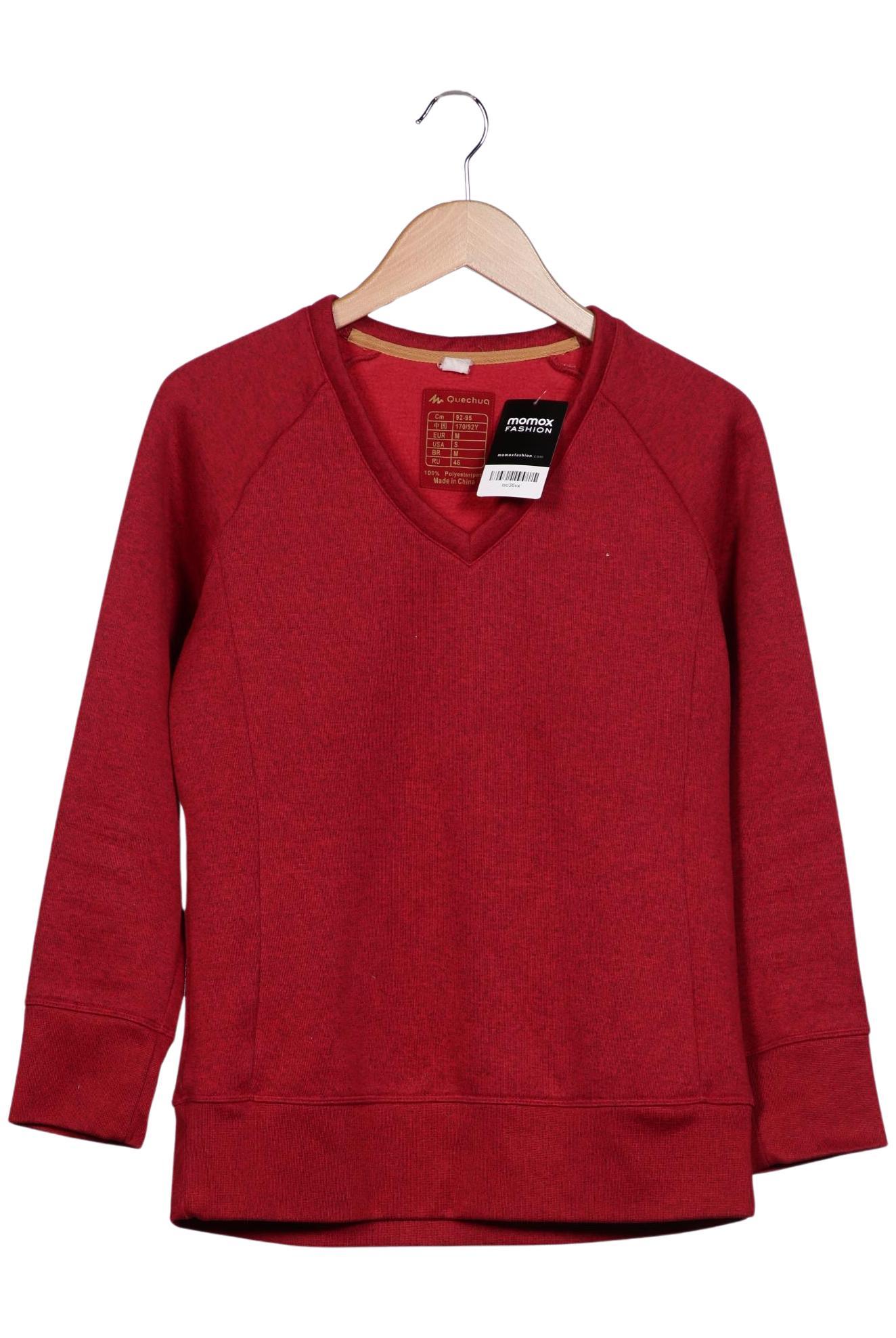 

quechua Damen Sweatshirt, rot, Gr. 38