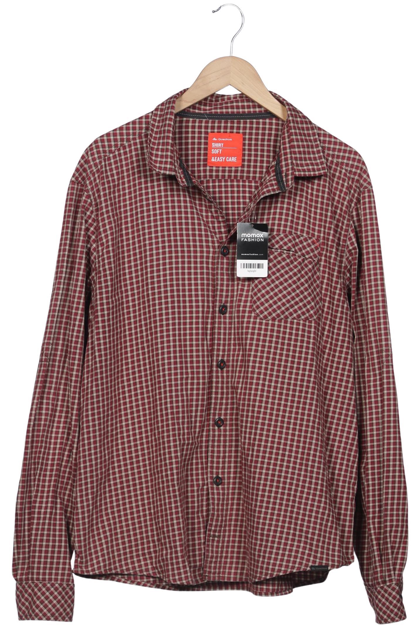 

quechua Herren Hemd, bordeaux, Gr. 58
