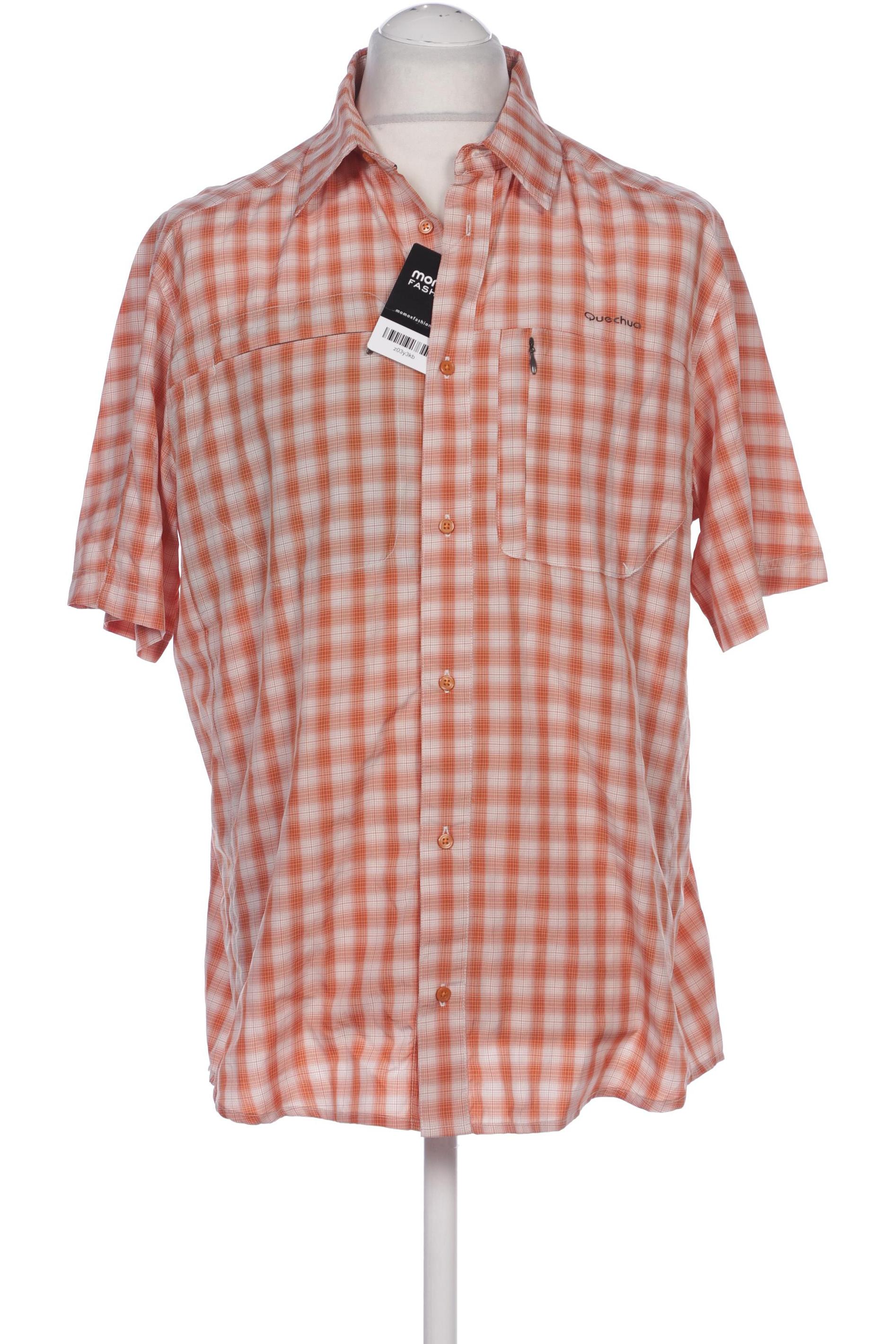 

quechua Herren Hemd, orange, Gr. 54