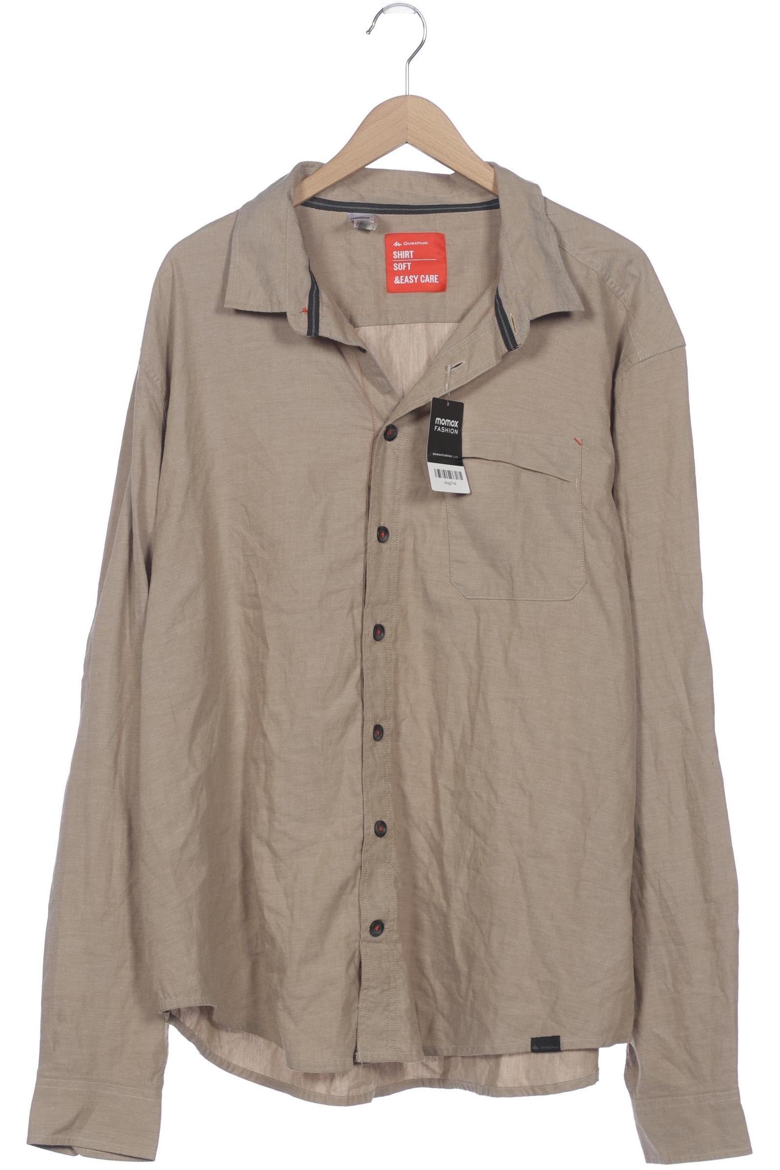 

quechua Herren Hemd, beige, Gr. 60