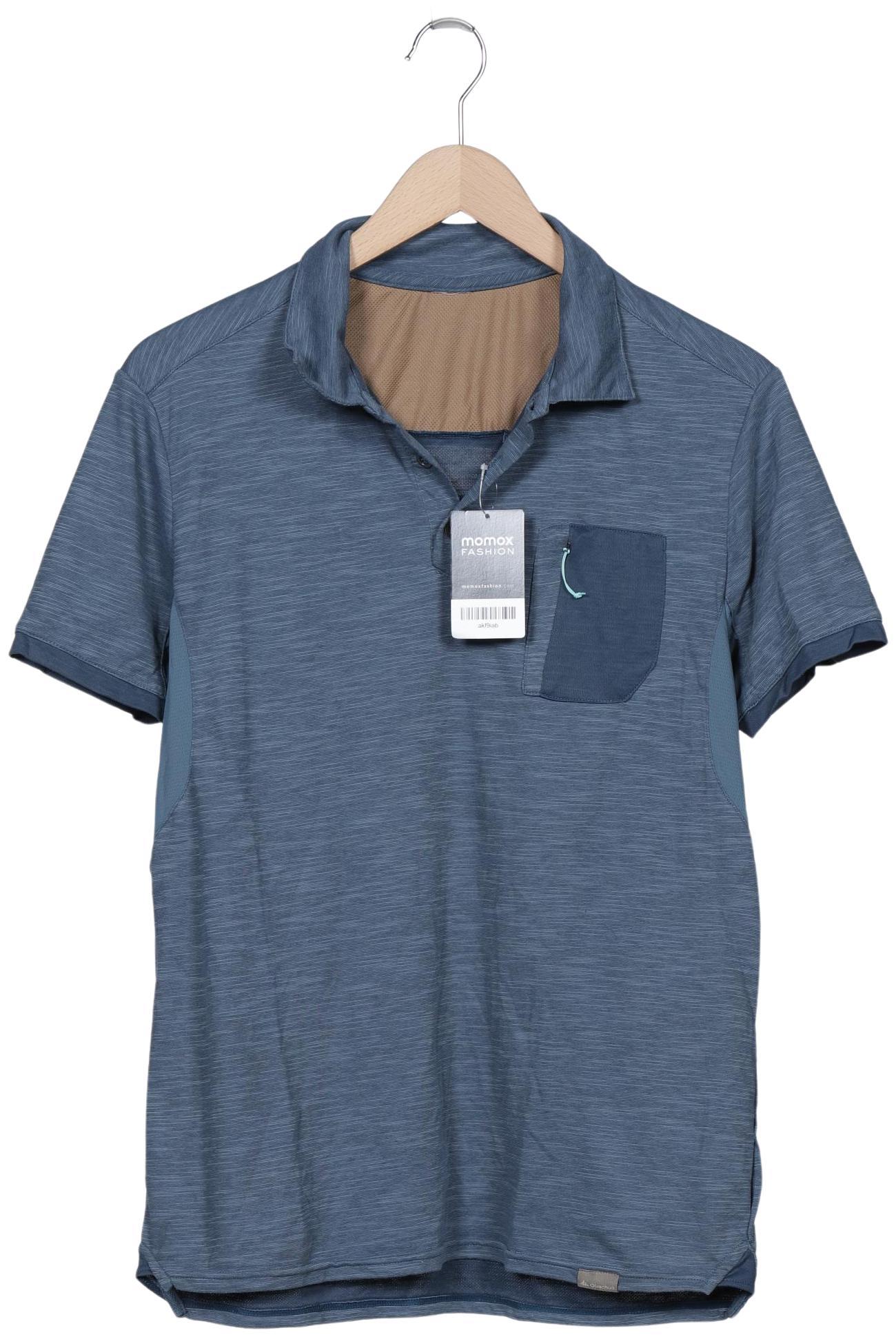 Thumbnail - quechua Herren Poloshirt, blau, Gr. 48