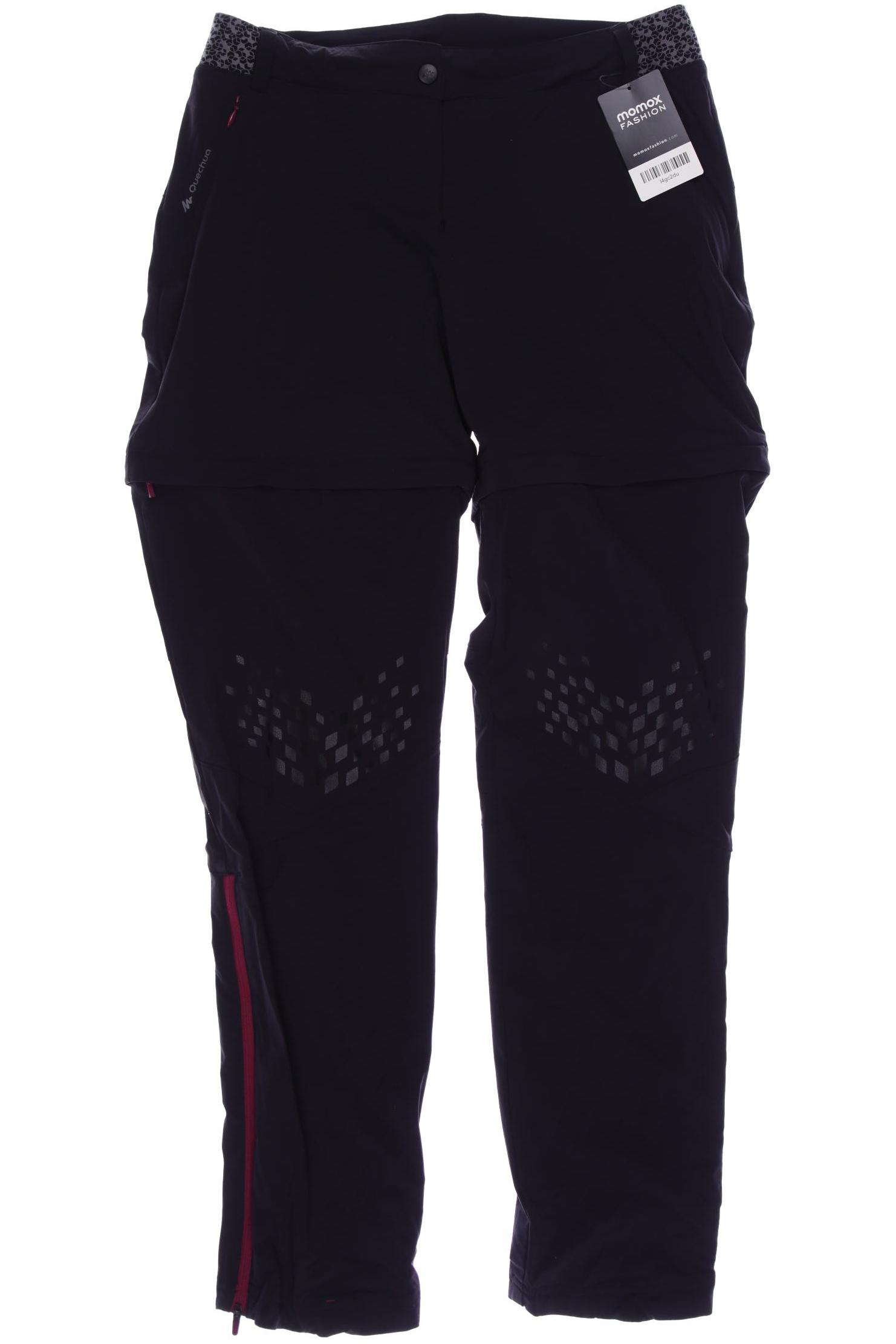 

quechua Herren Stoffhose, schwarz, Gr. 44