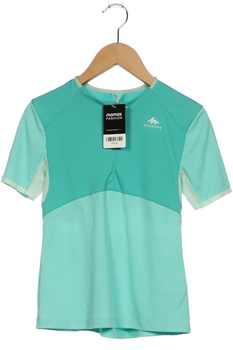

quechua Damen T-Shirt, türkis, Gr. 140