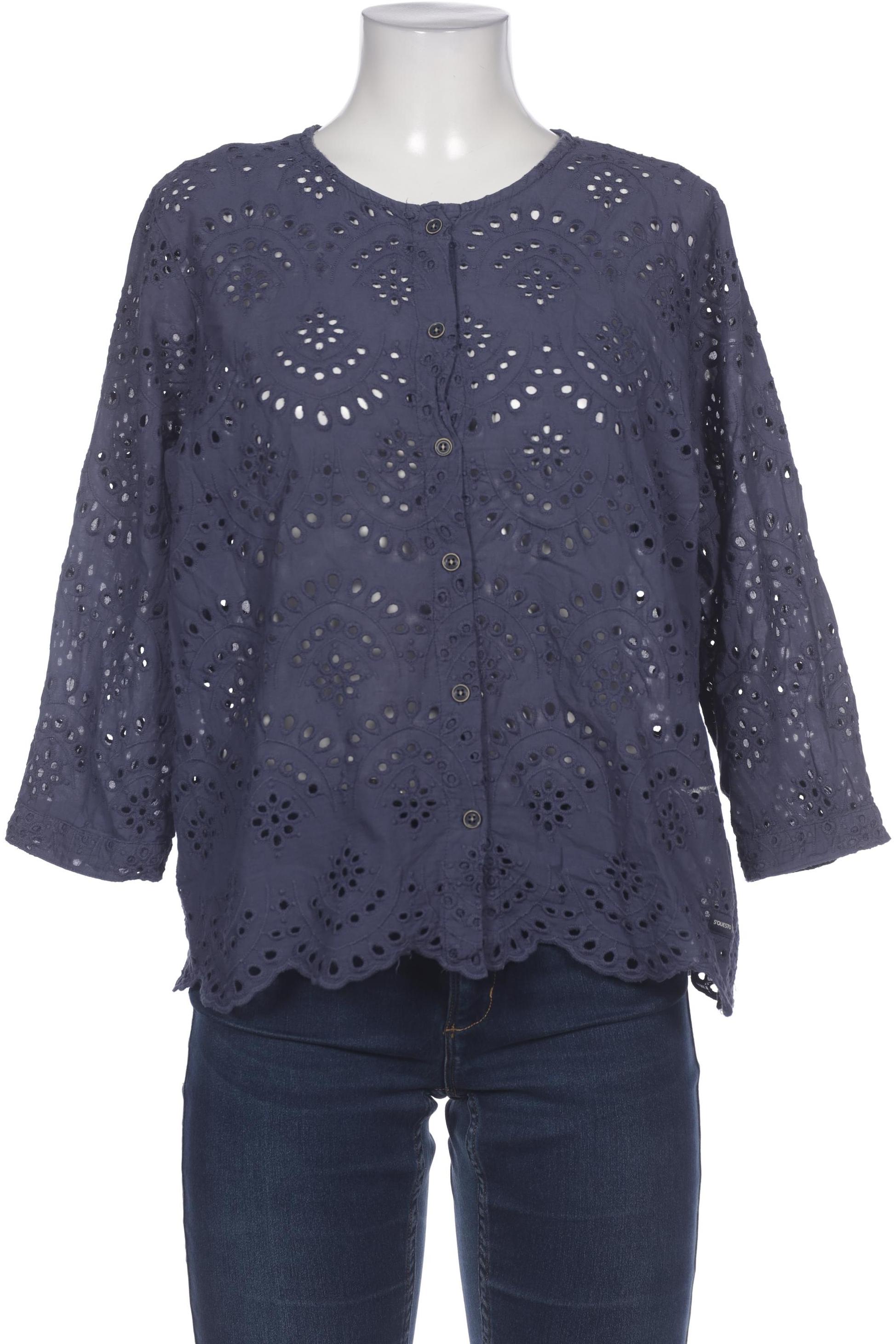

Questo Savage Damen Bluse, marineblau, Gr. 40