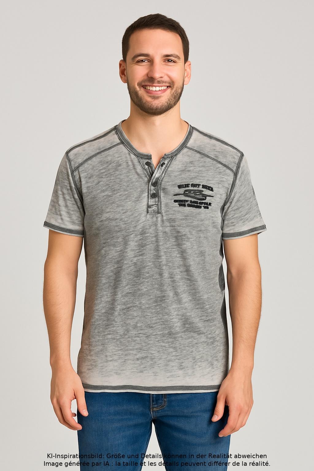 Thumbnail - Questo Savage Herren T-Shirt, grau, Gr. 54