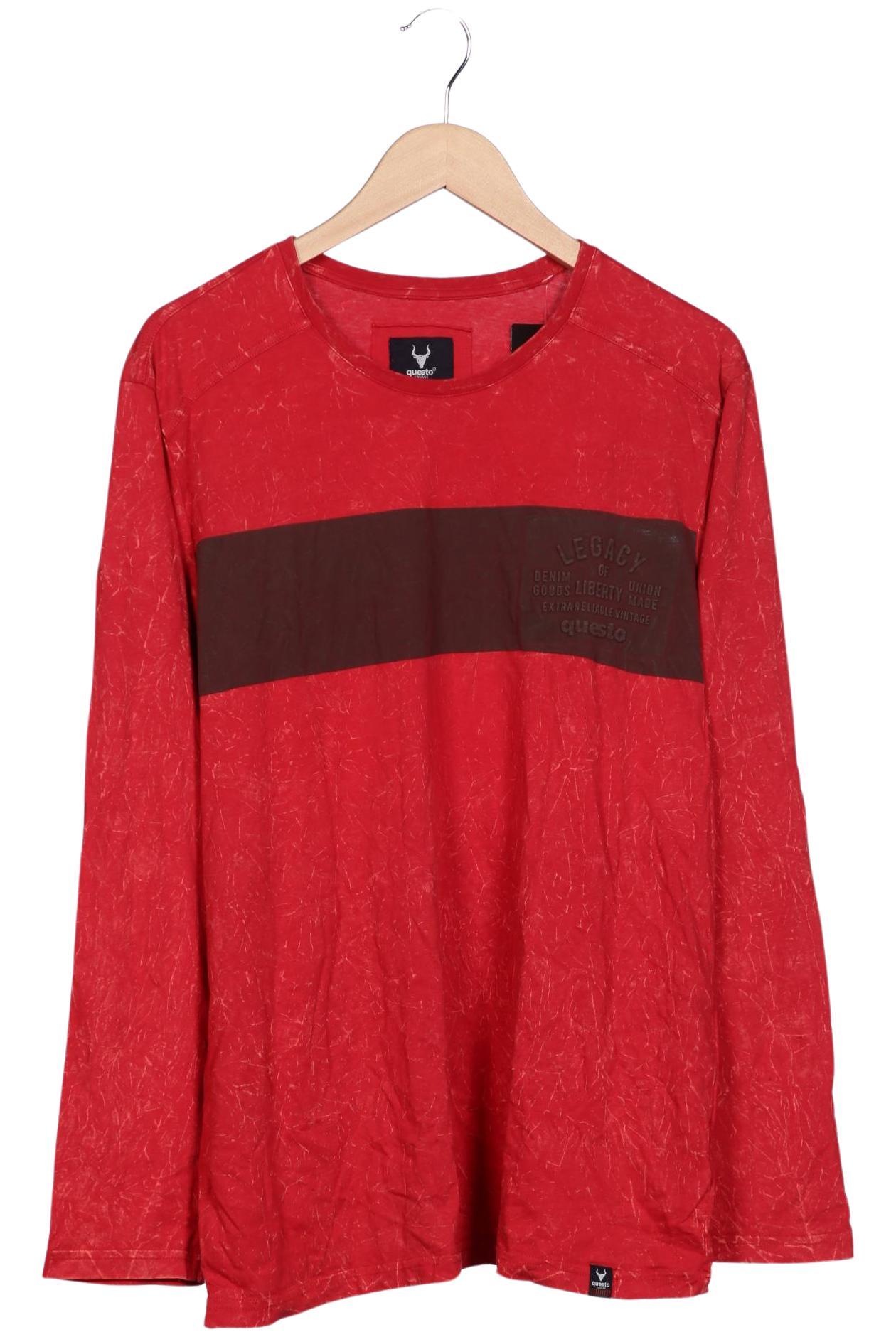 

Questo Savage Herren Langarmshirt, rot, Gr. 54