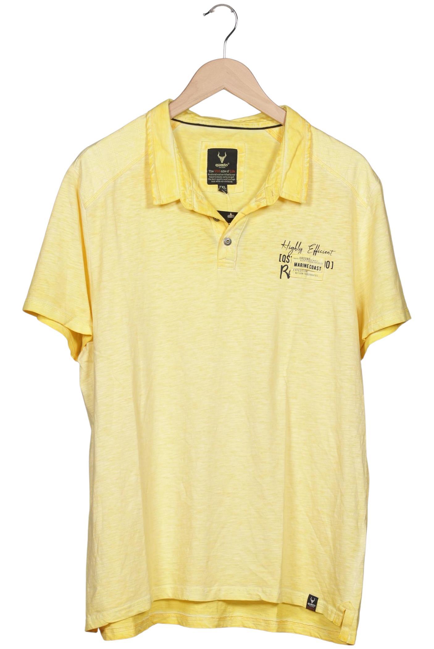 Thumbnail - Questo Savage Herren Poloshirt, gelb, Gr. 56