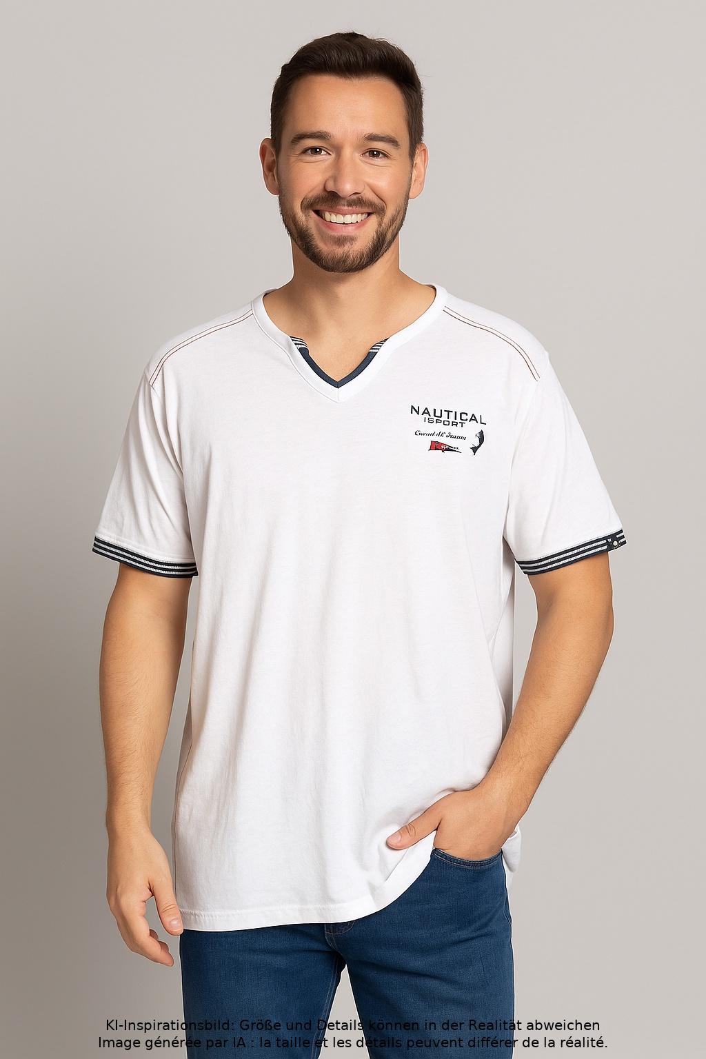 Thumbnail - Questo Savage Herren T-Shirt, weiß, Gr. 56