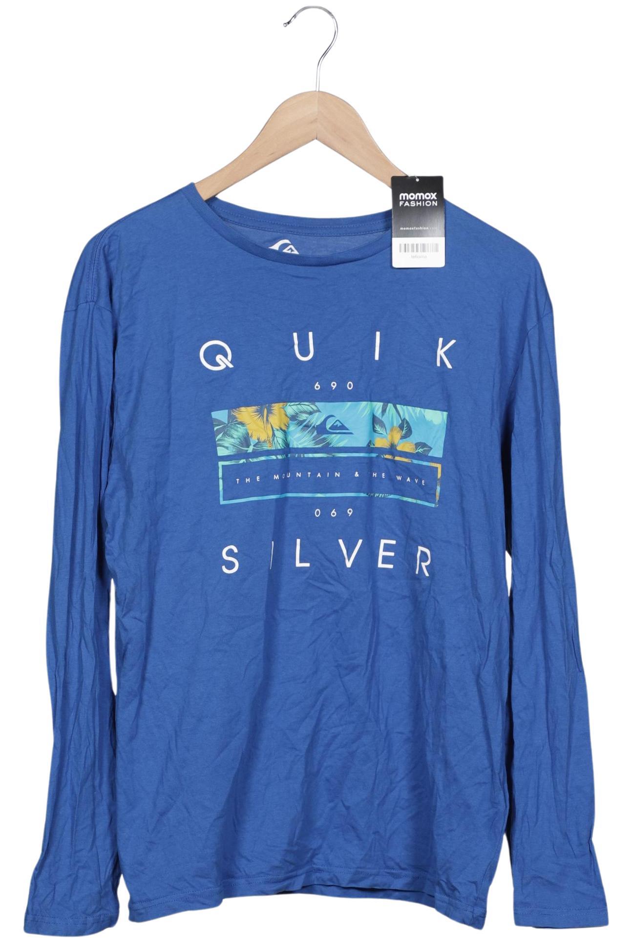 

Quiksilver Herren Langarmshirt, blau, Gr. 48