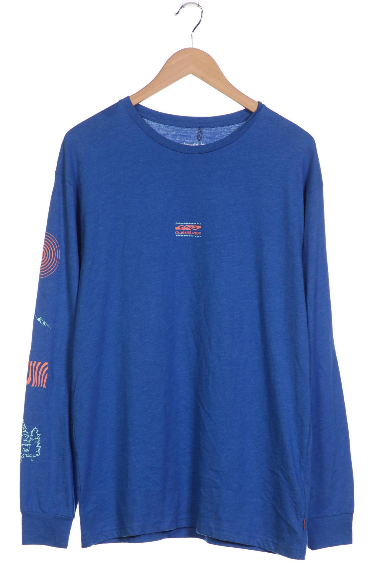 

Quiksilver Herren Langarmshirt, blau, Gr. 48