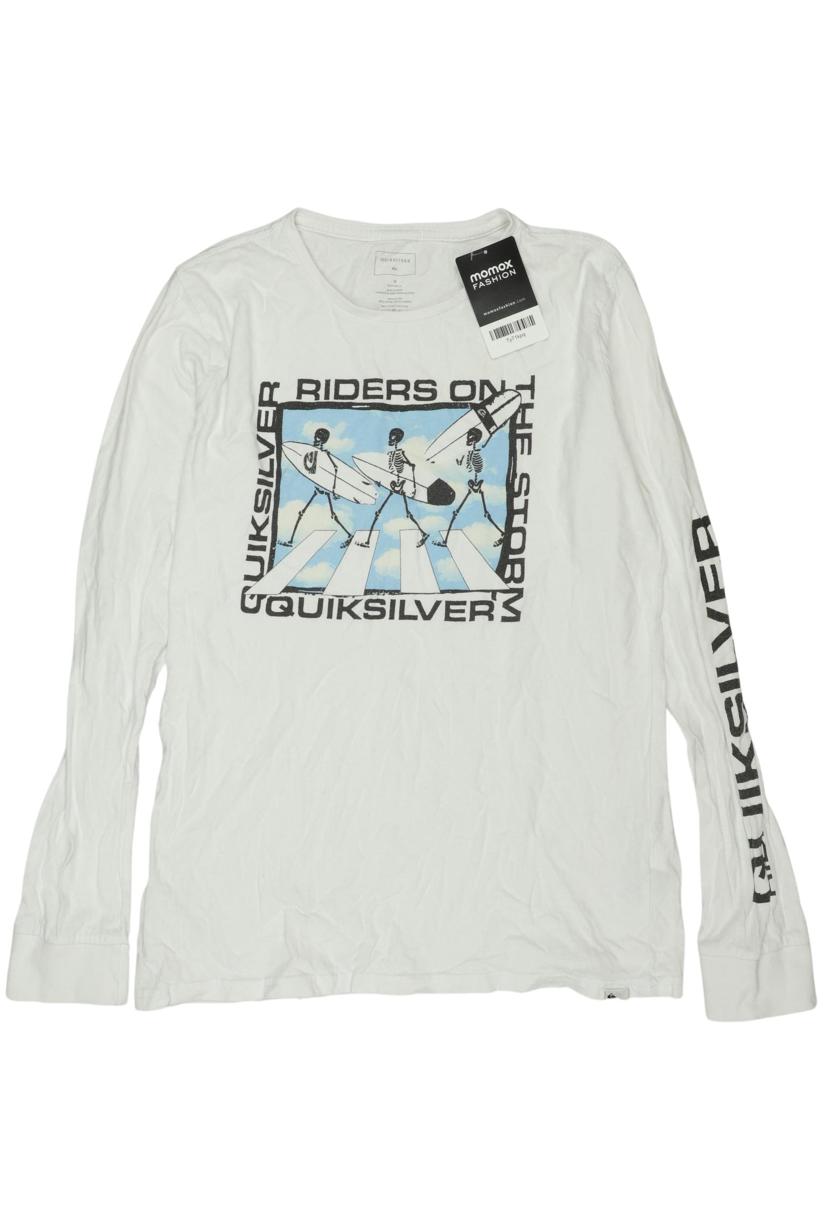 

Quiksilver Herren Langarmshirt, weiß, Gr. 164