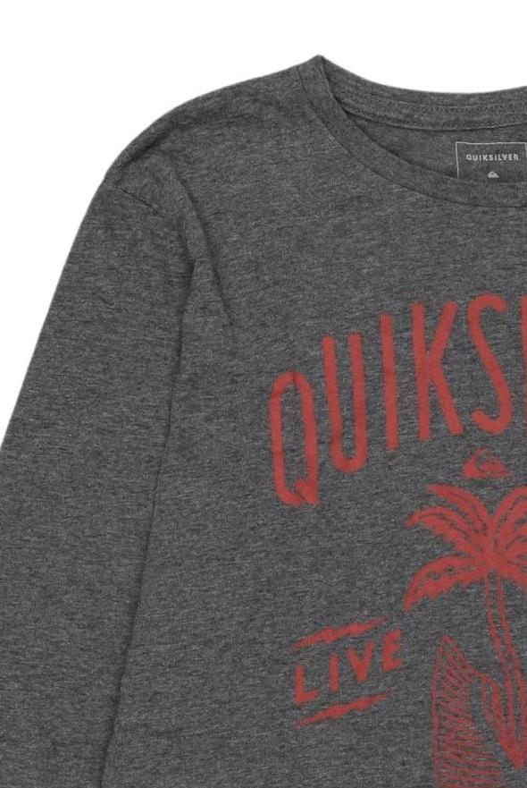 Thumbnail - Quiksilver Jungen Langarmshirt, grau, Gr. 12