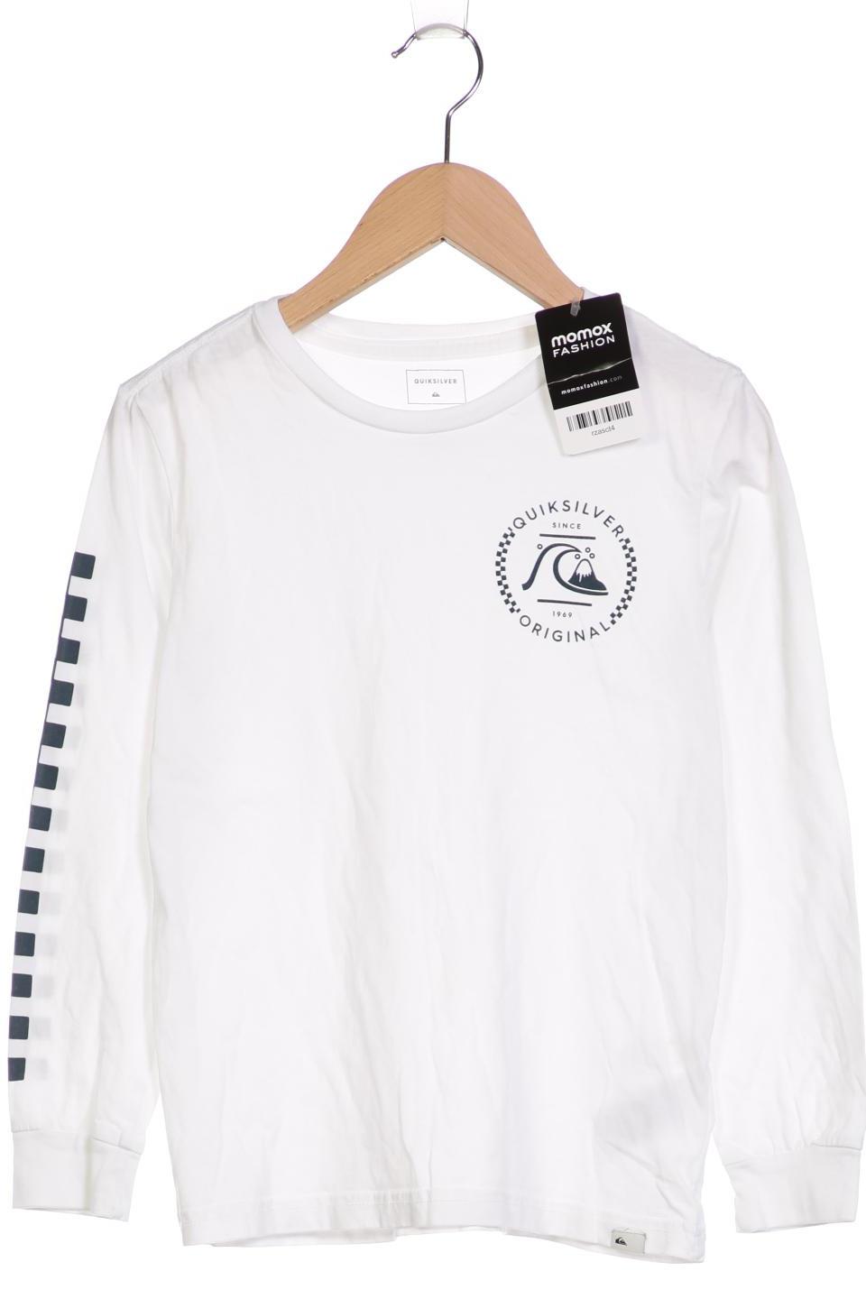 

Quiksilver Herren Langarmshirt, weiß, Gr. 140