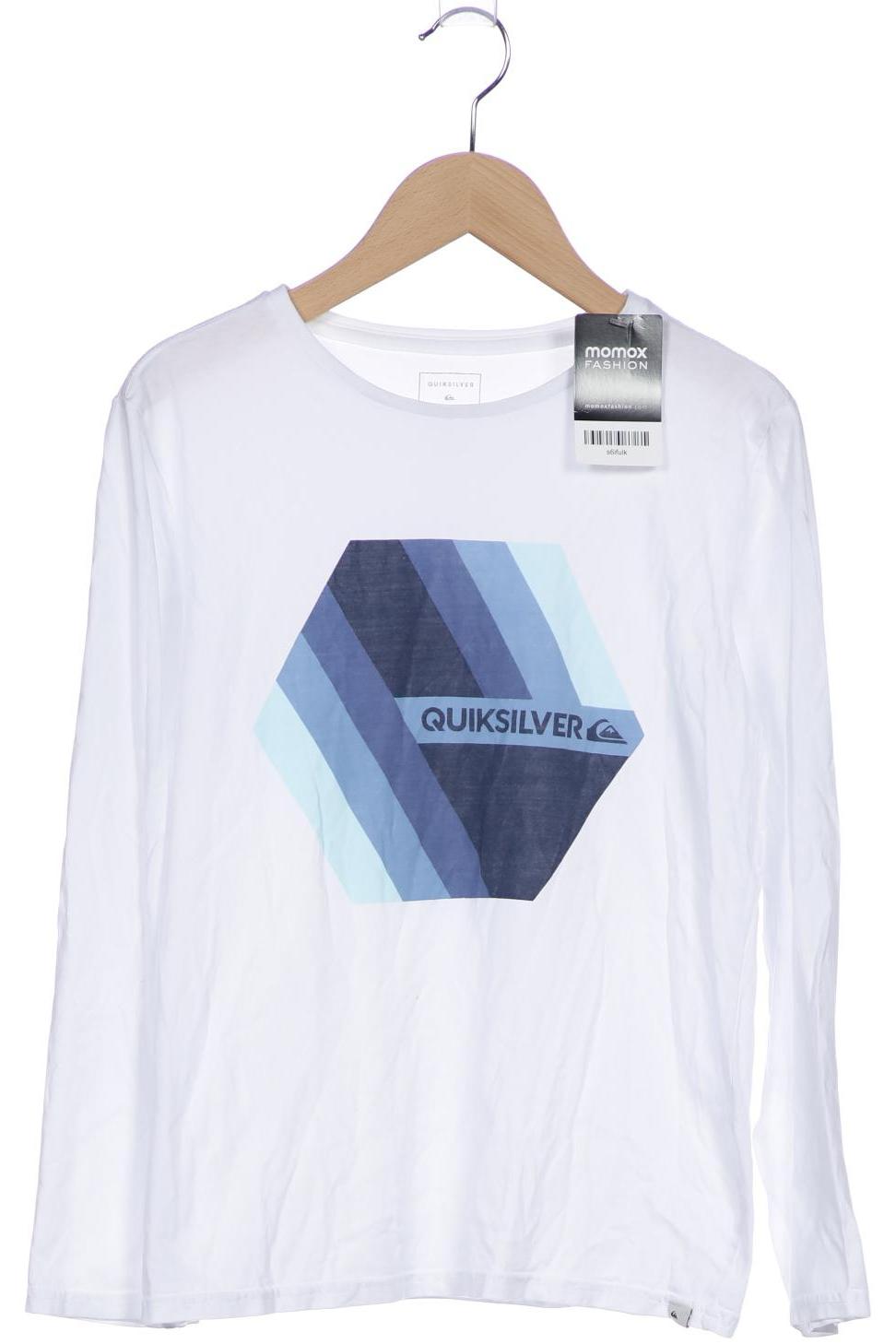 

Quiksilver Herren Langarmshirt, weiß, Gr. 152