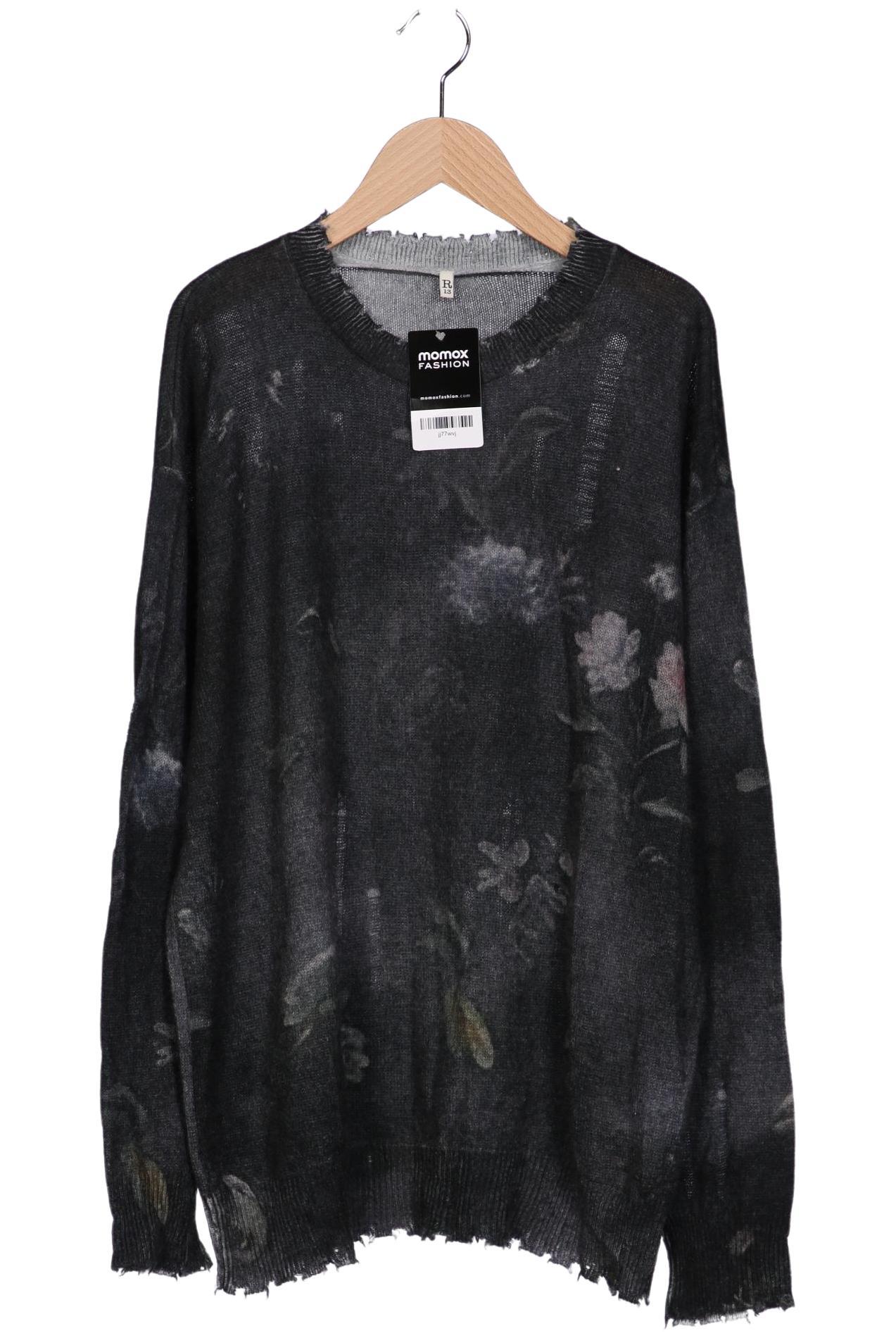 

R13 Damen Pullover, grau, Gr. 42
