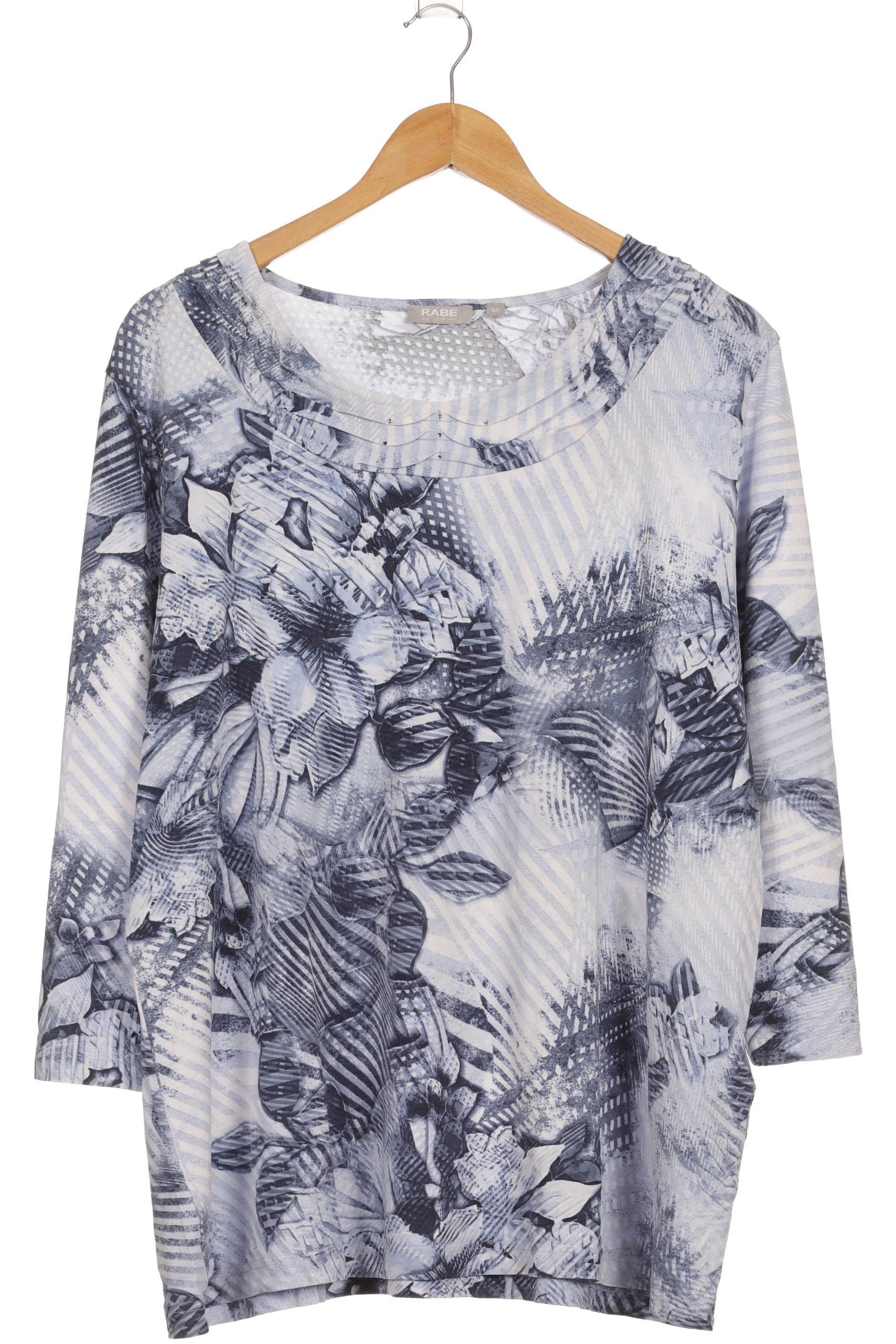 

Rabe Damen Langarmshirt, blau, Gr. 50