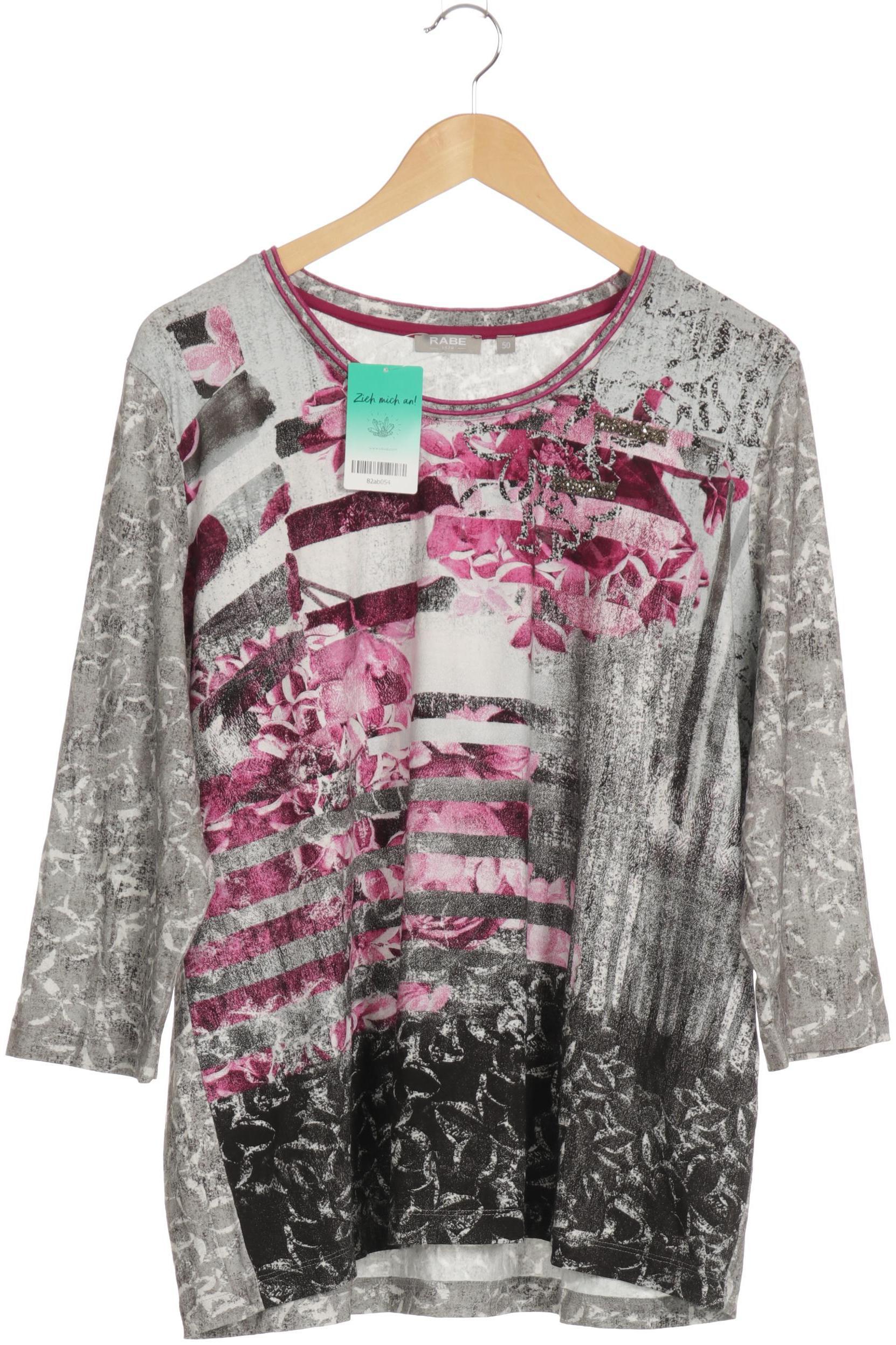 

Rabe Damen Langarmshirt, grau, Gr. 50