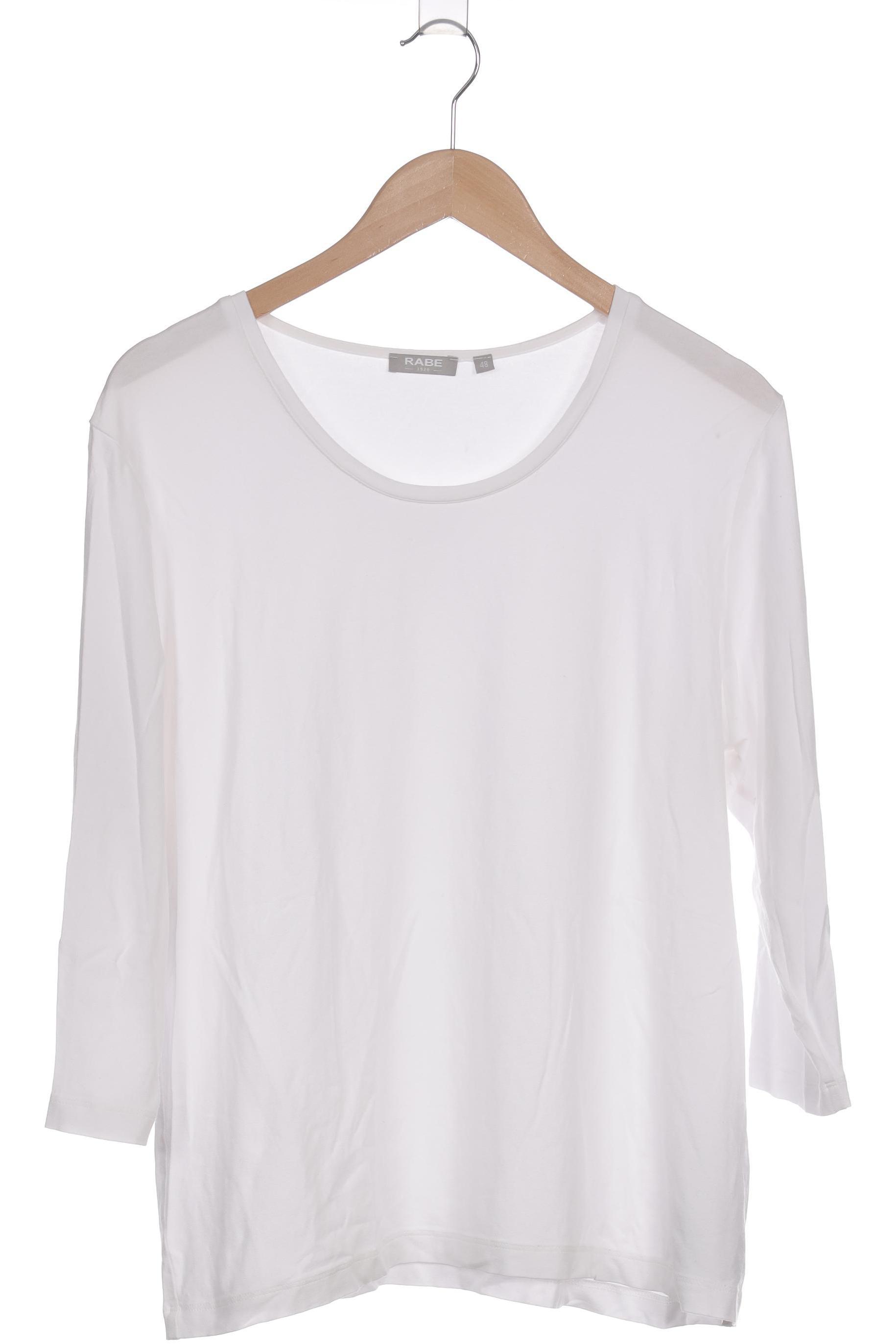 

Rabe Damen Langarmshirt, weiß, Gr. 48