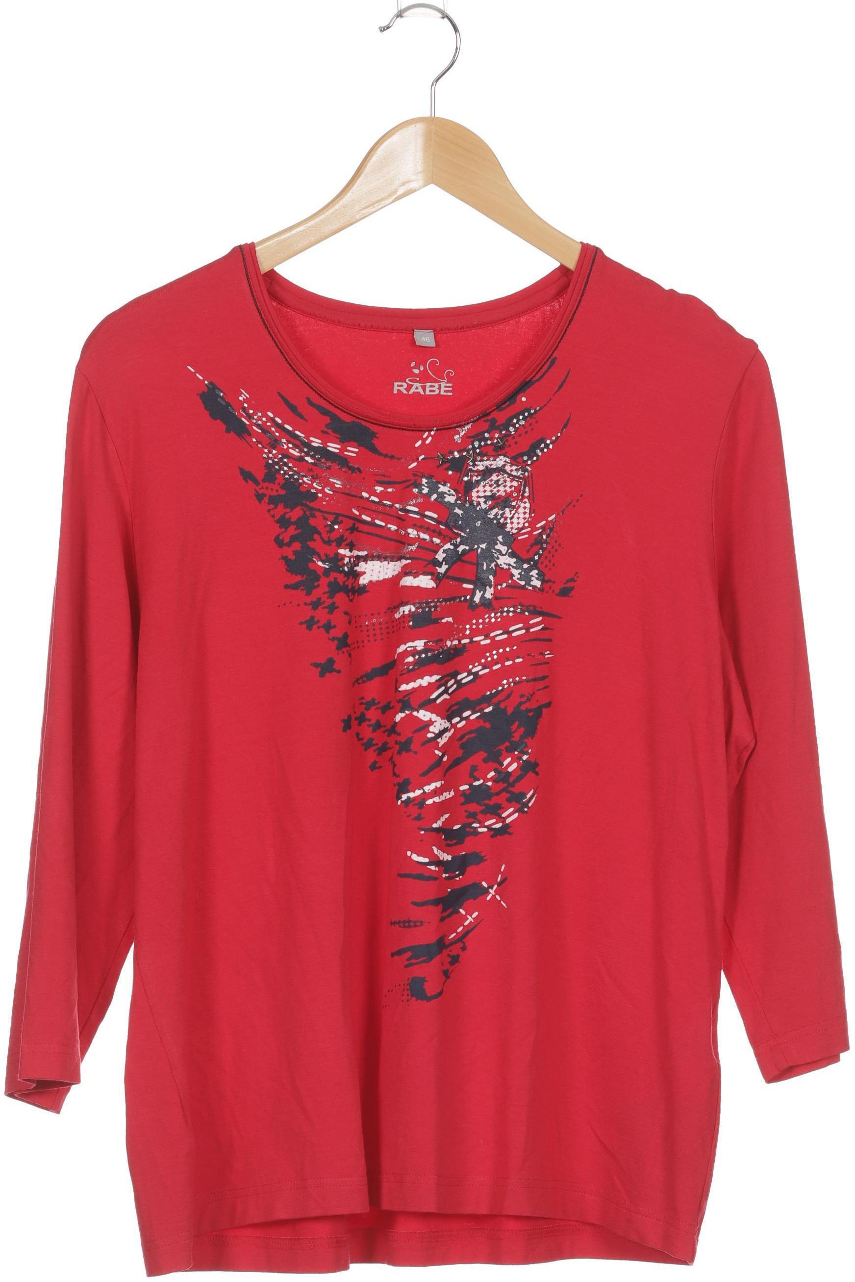 

Rabe Damen Langarmshirt, rot, Gr. 46