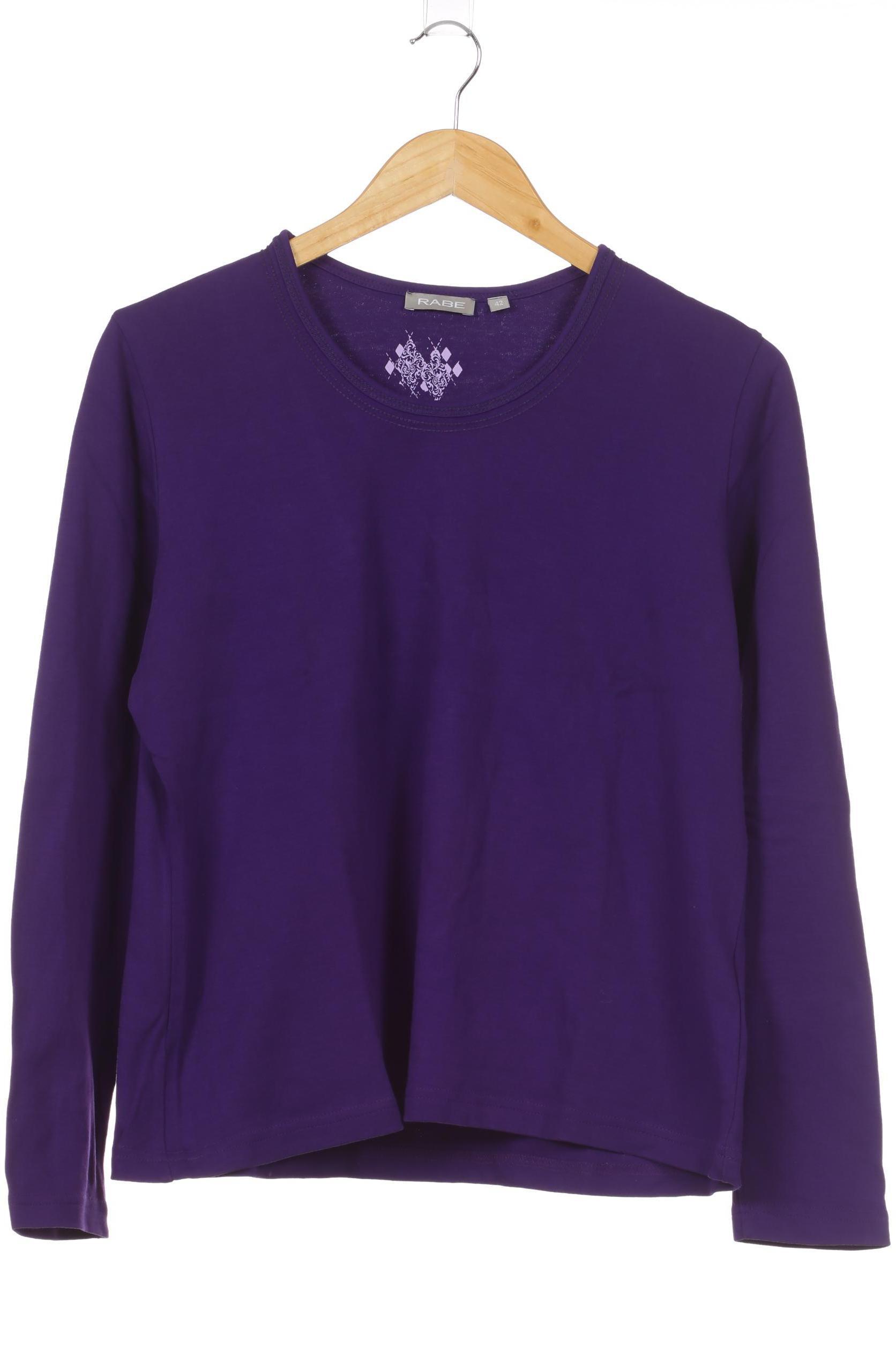 

Rabe Damen Langarmshirt, lila, Gr. 42