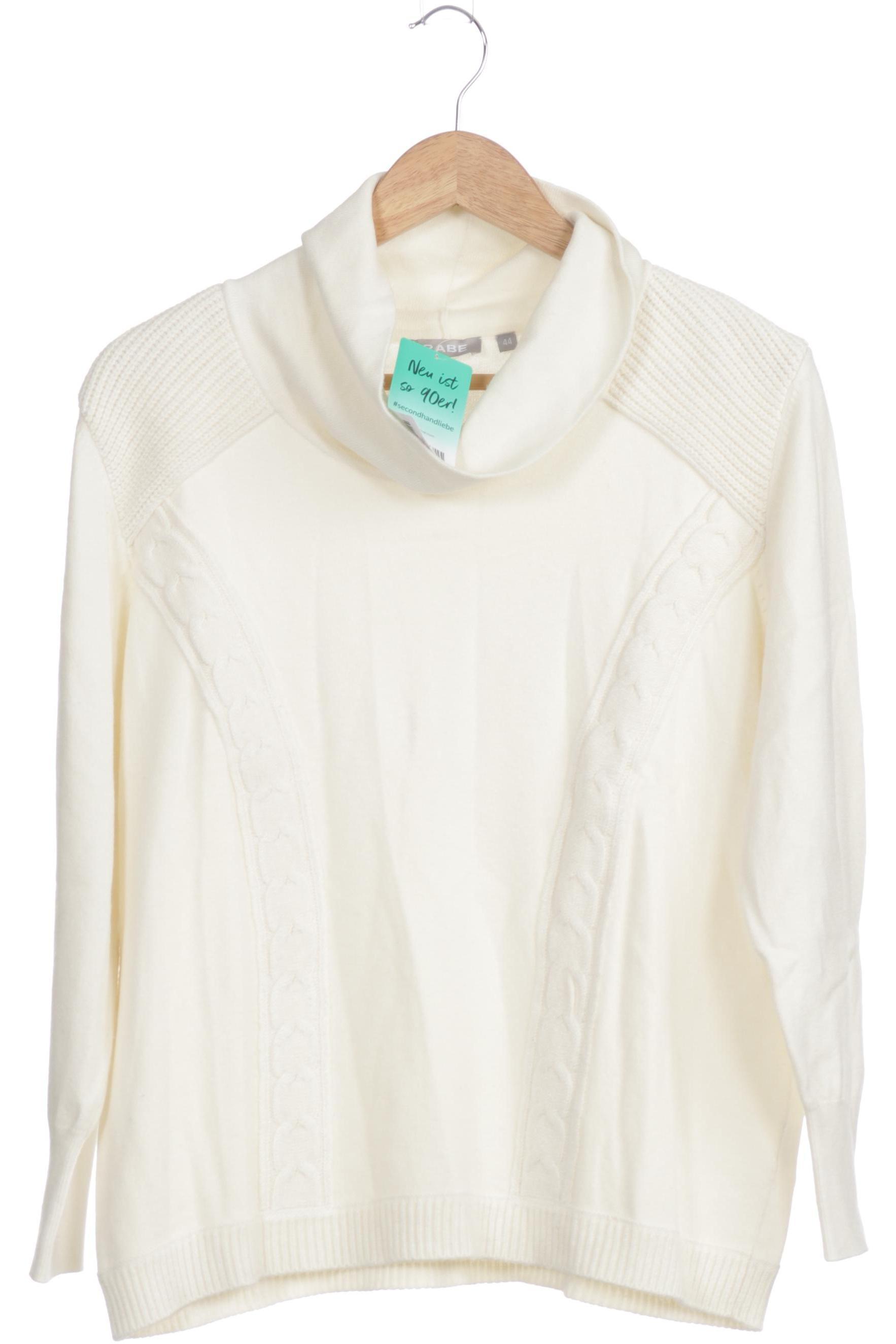 

Rabe Damen Pullover, weiß, Gr. 44