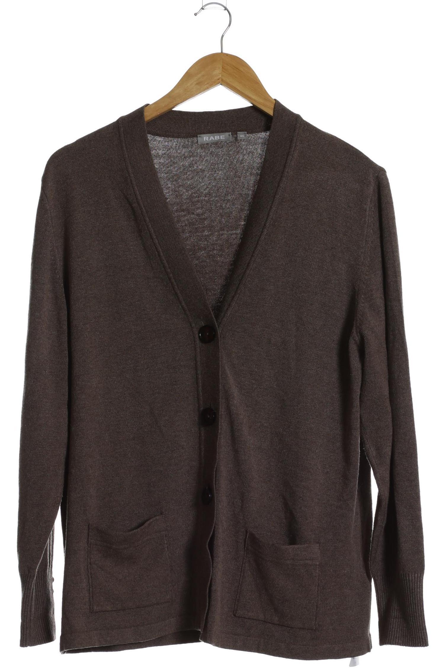 

Rabe Damen Strickjacke, braun, Gr. 46