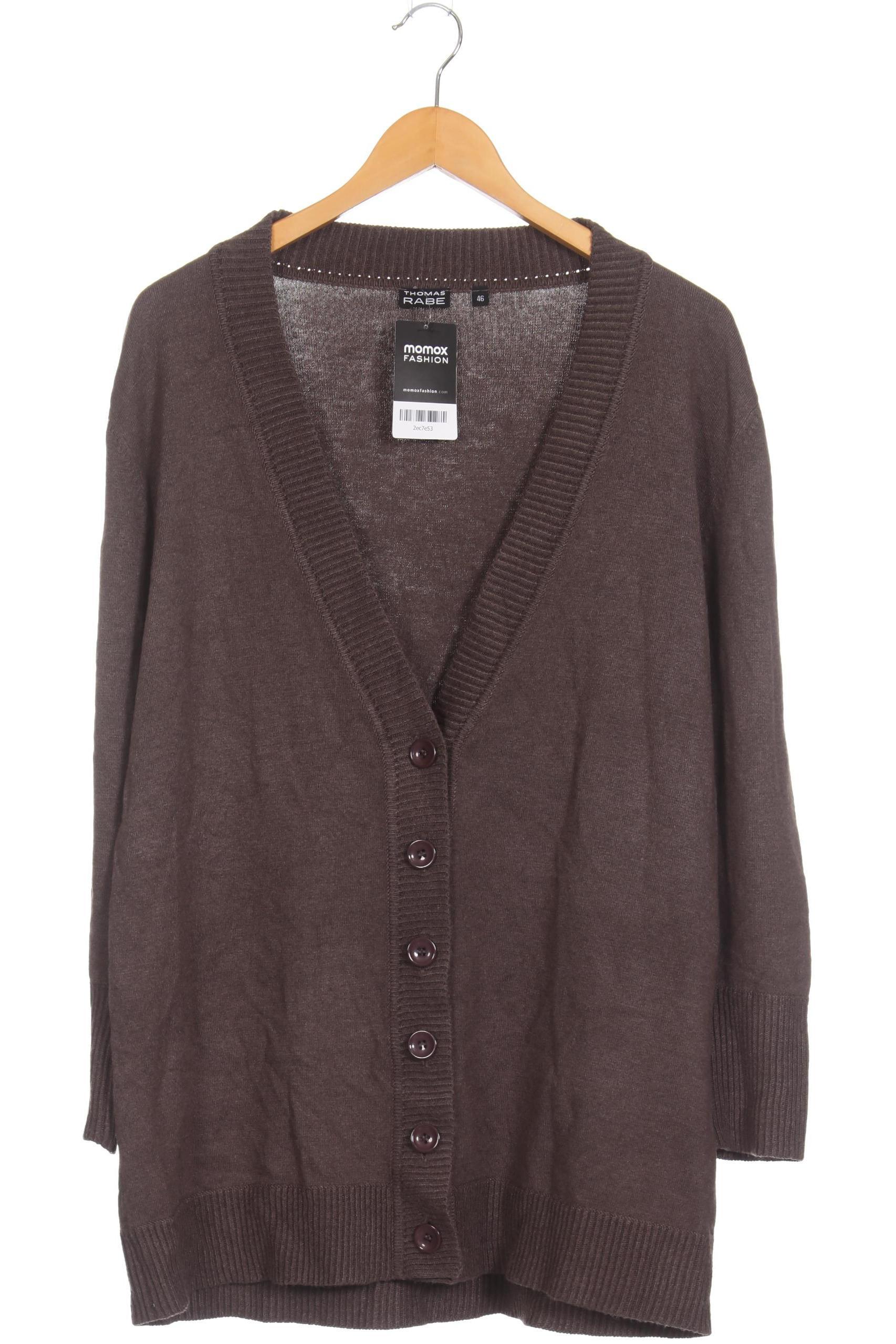 

Rabe Damen Strickjacke, braun, Gr. 46