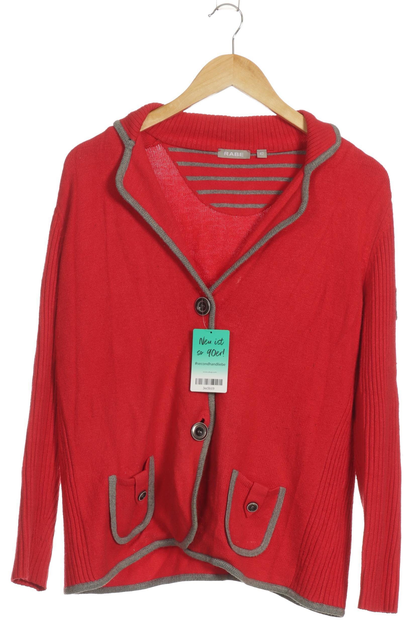 

Rabe Damen Strickjacke, rot, Gr. 42