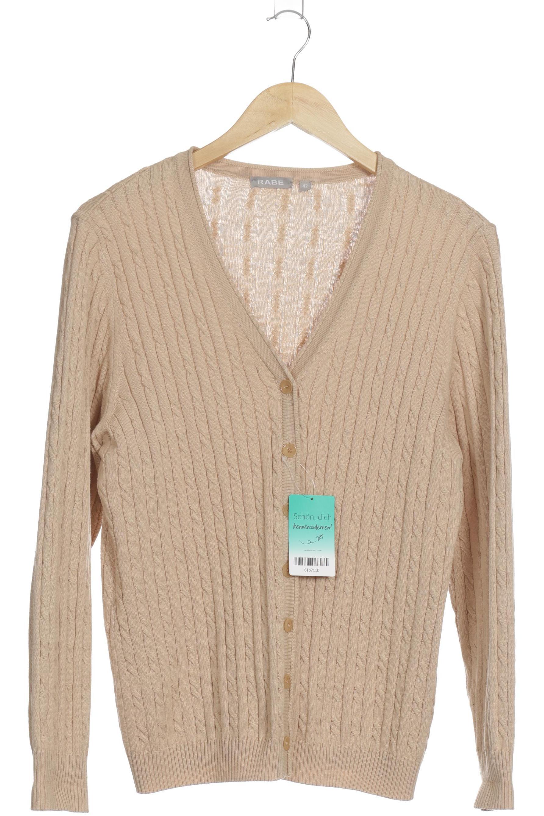 

Rabe Damen Strickjacke, beige, Gr. 42