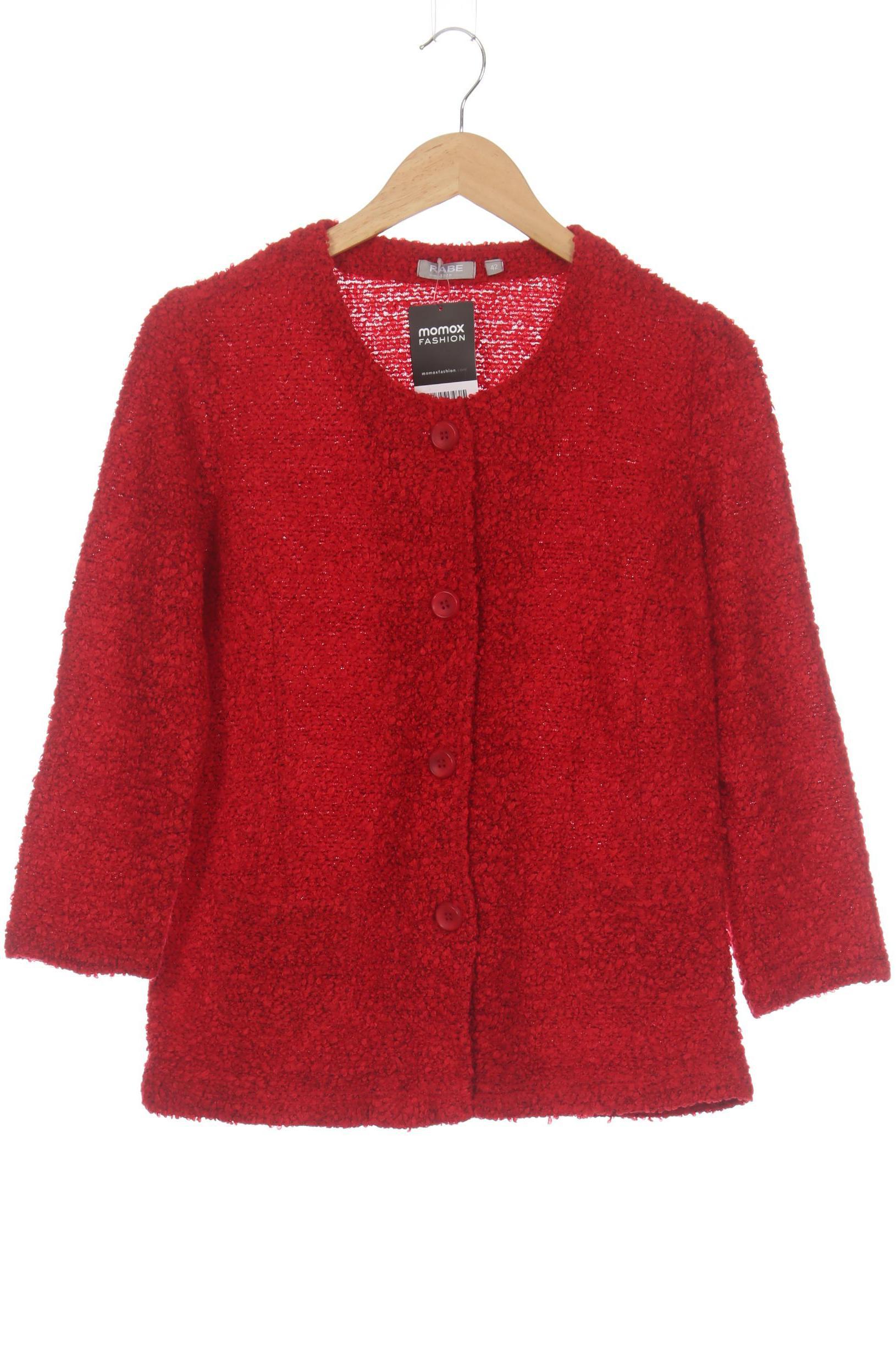 

Rabe Damen Strickjacke, rot, Gr. 42