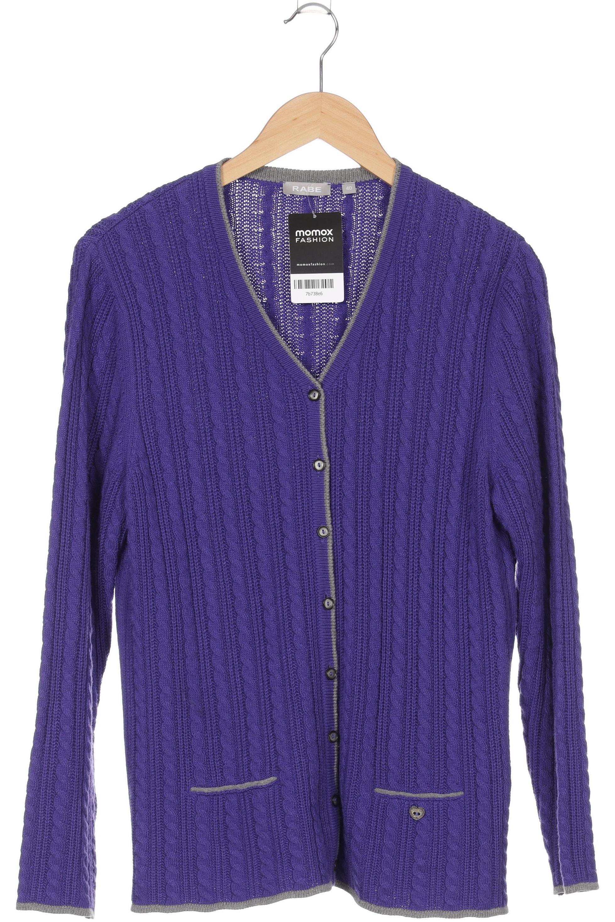 

Rabe Damen Strickjacke, lila, Gr. 40