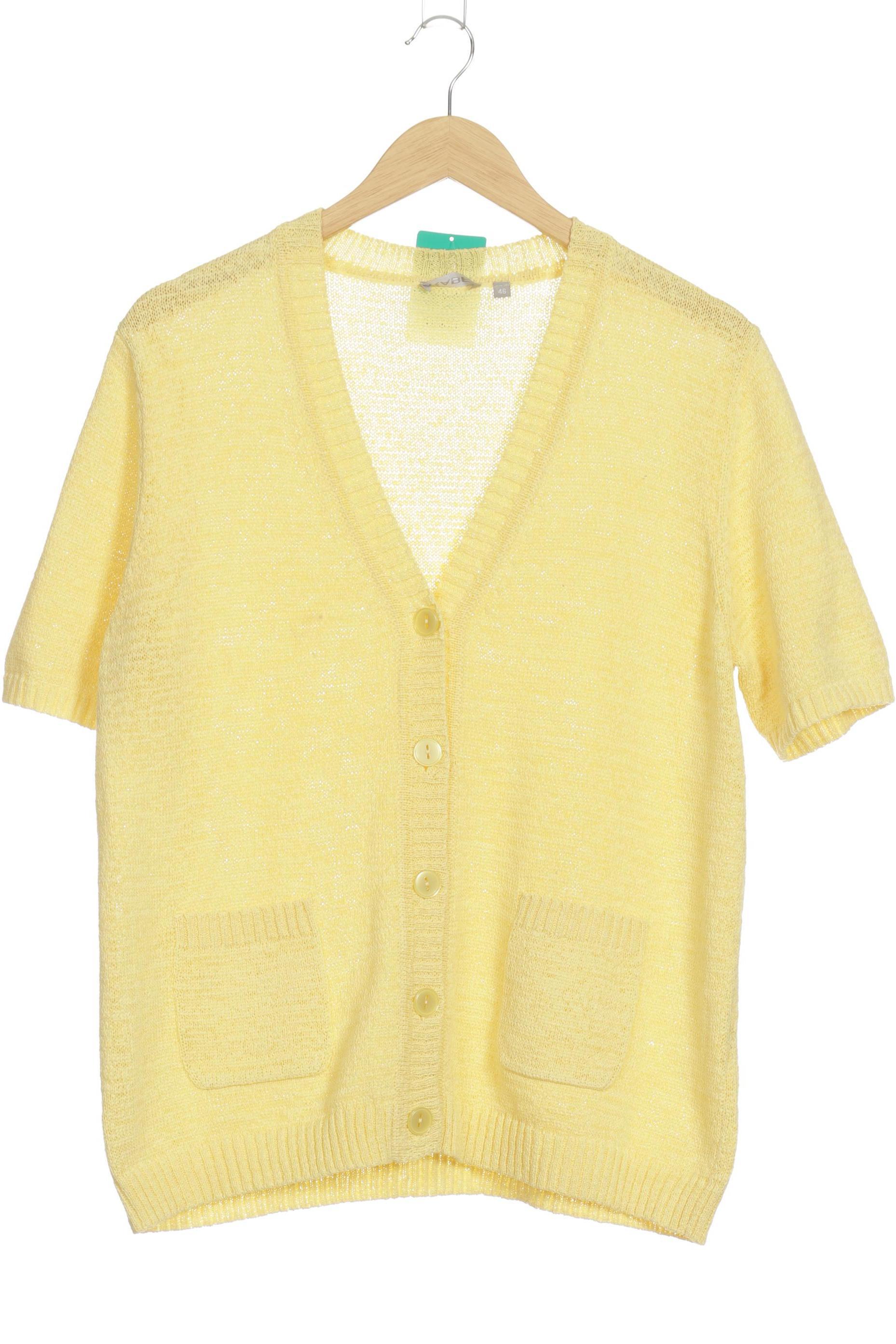 

Rabe Damen Strickjacke, gelb, Gr. 46