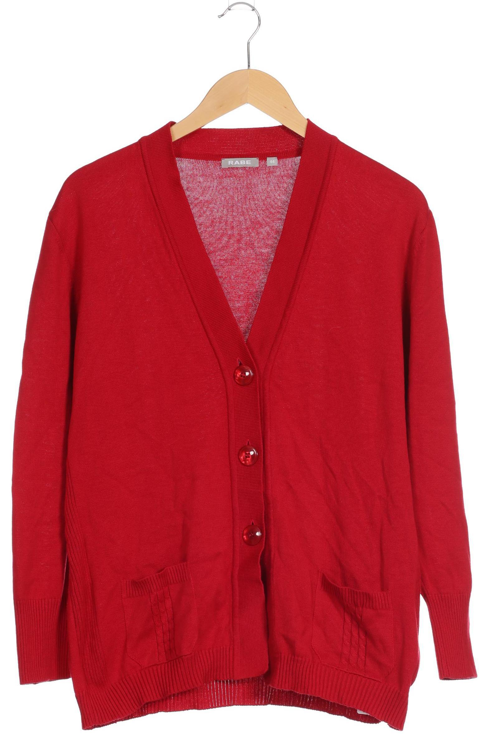 

Rabe Damen Strickjacke, rot, Gr. 44