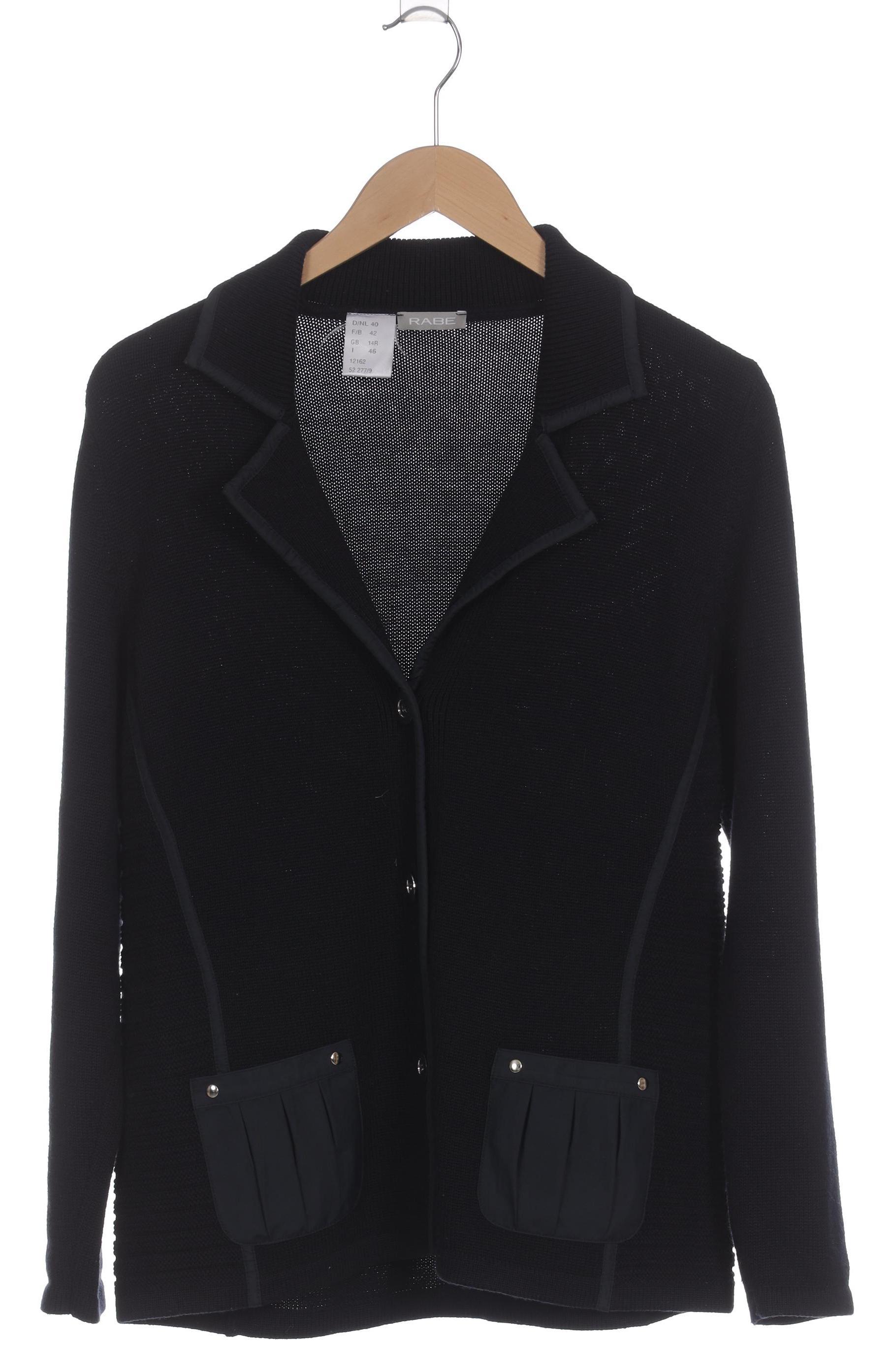 

Rabe Damen Strickjacke, schwarz, Gr. 40