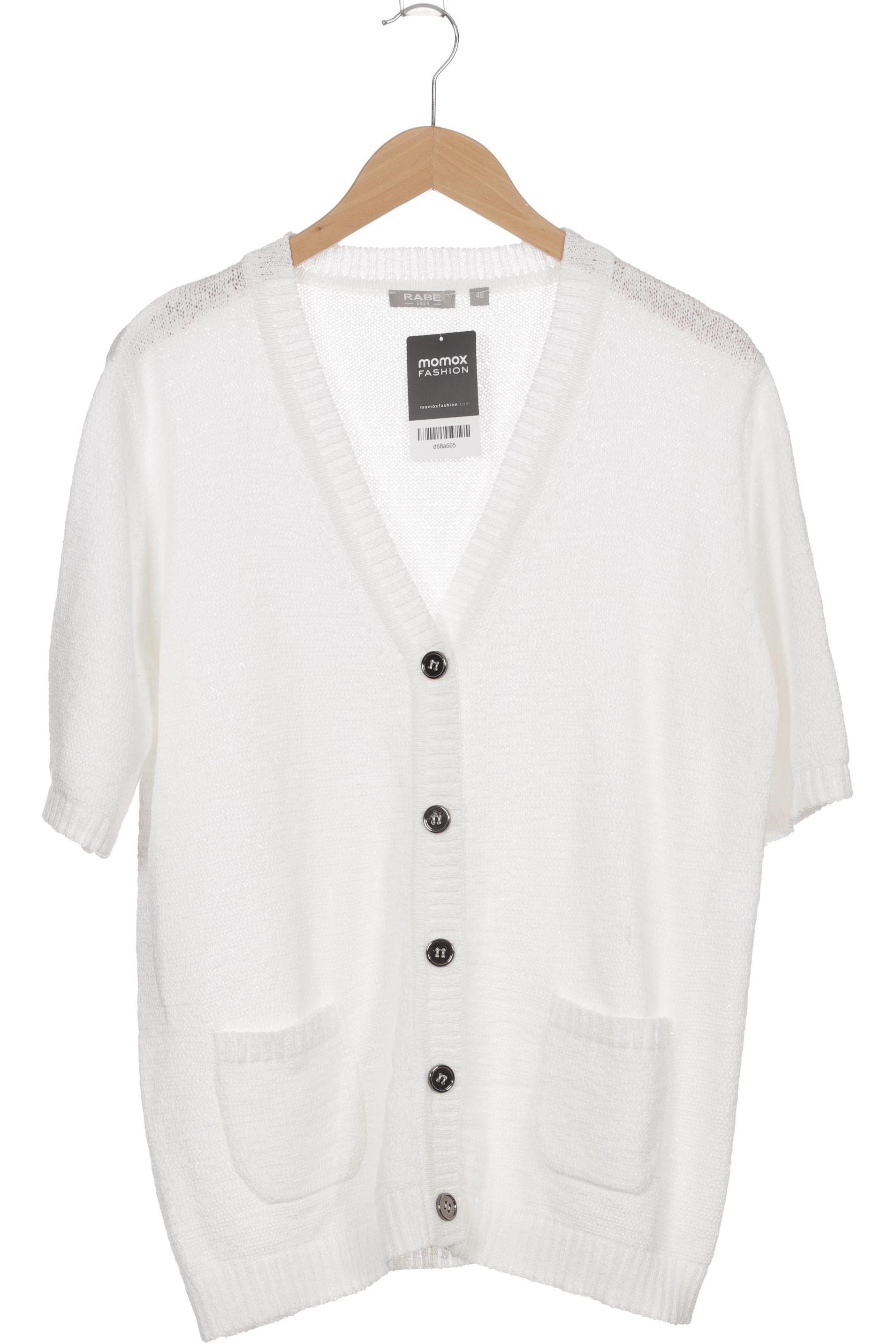 

Rabe Damen Strickjacke, weiß, Gr. 48